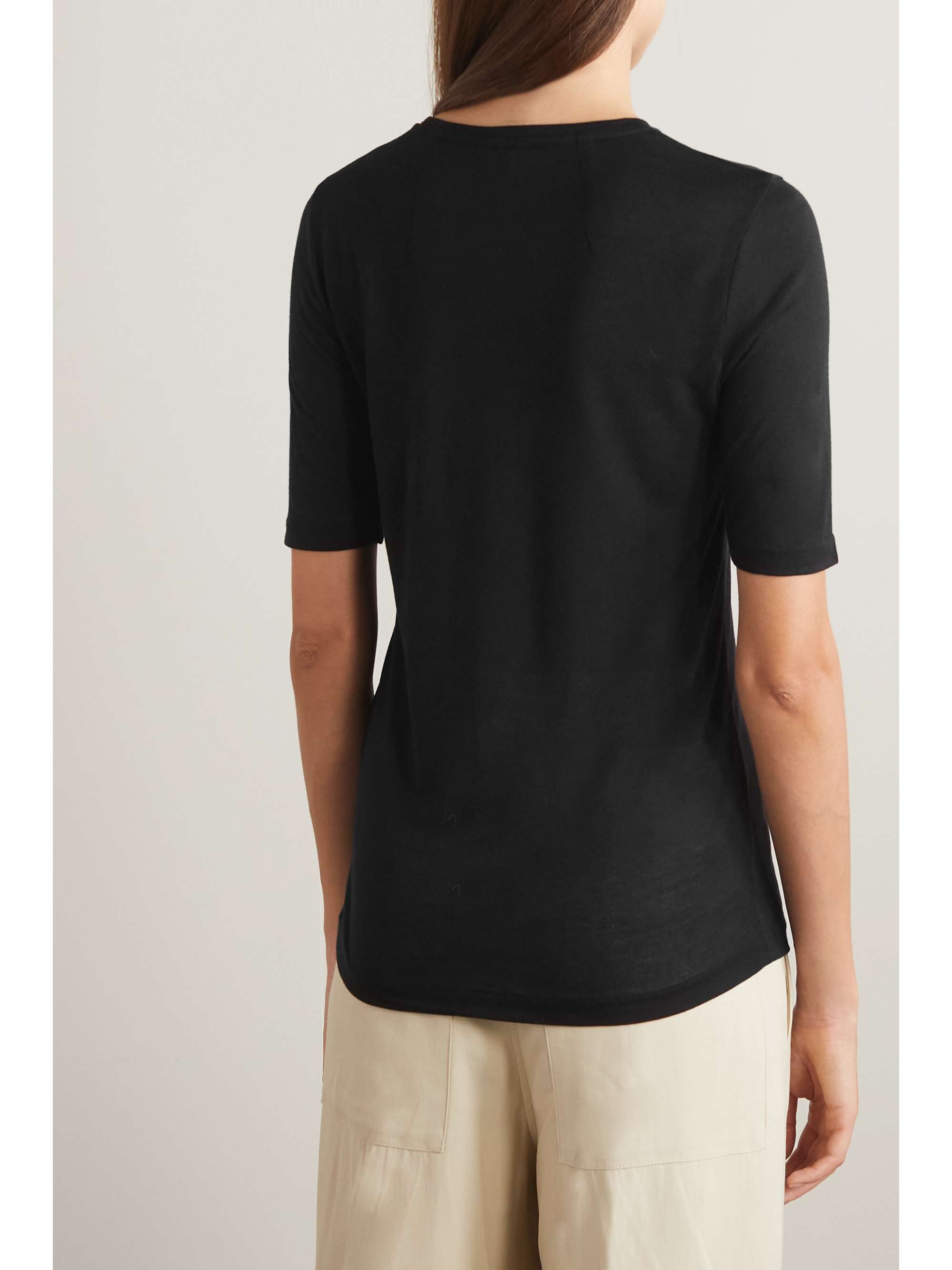 TOTEME Modal and cashmere-blend T-shirt