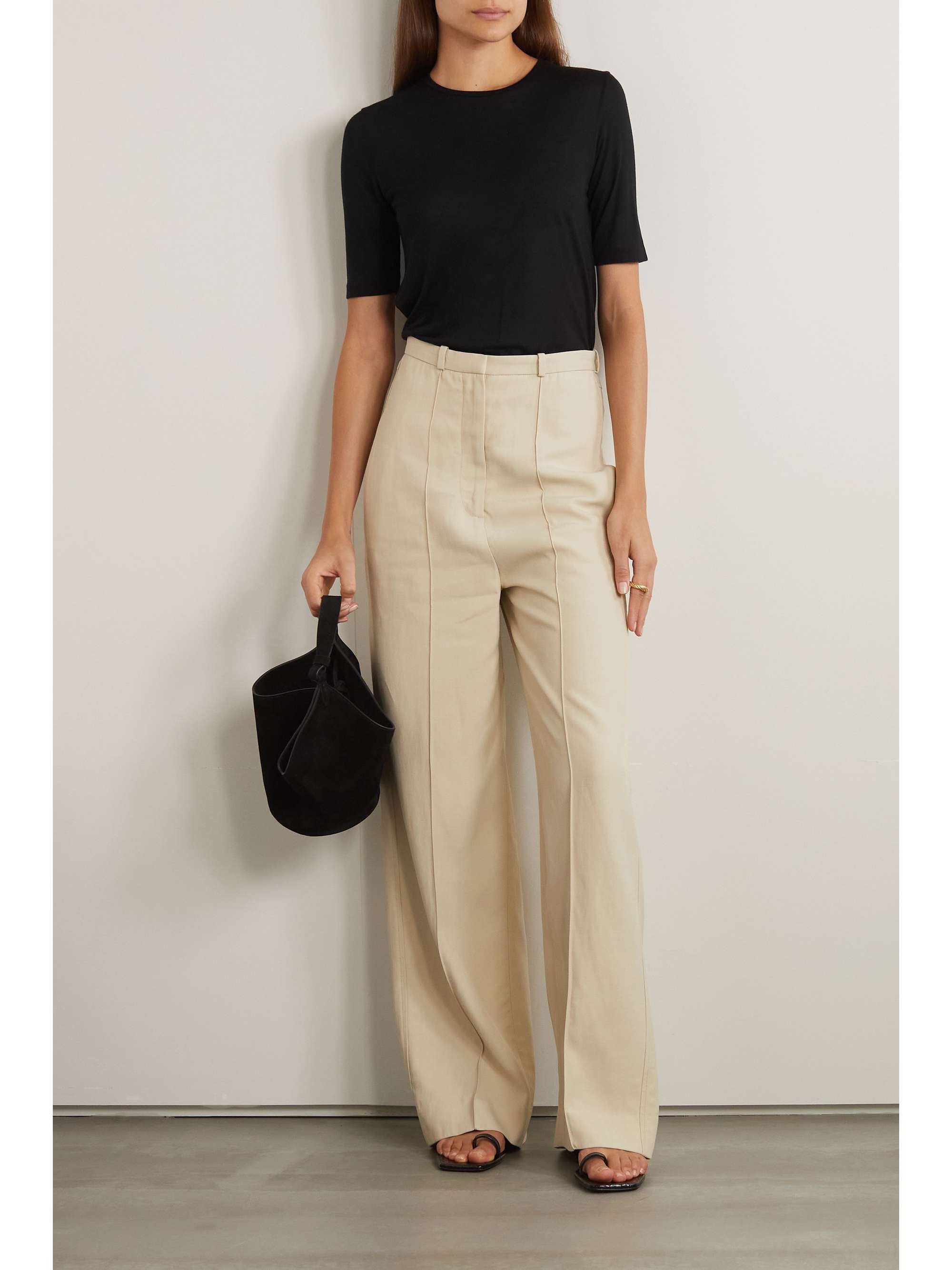 TOTEME Modal and cashmere-blend T-shirt