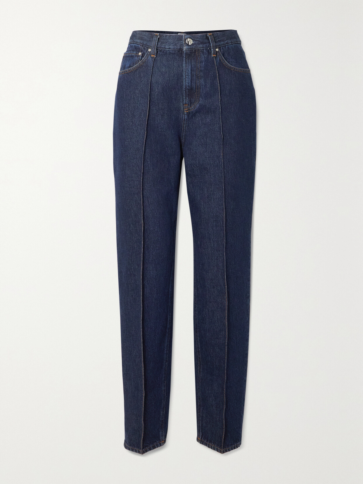TOTEME + Net Sustain High-rise Tapered Organic Jeans - Blue