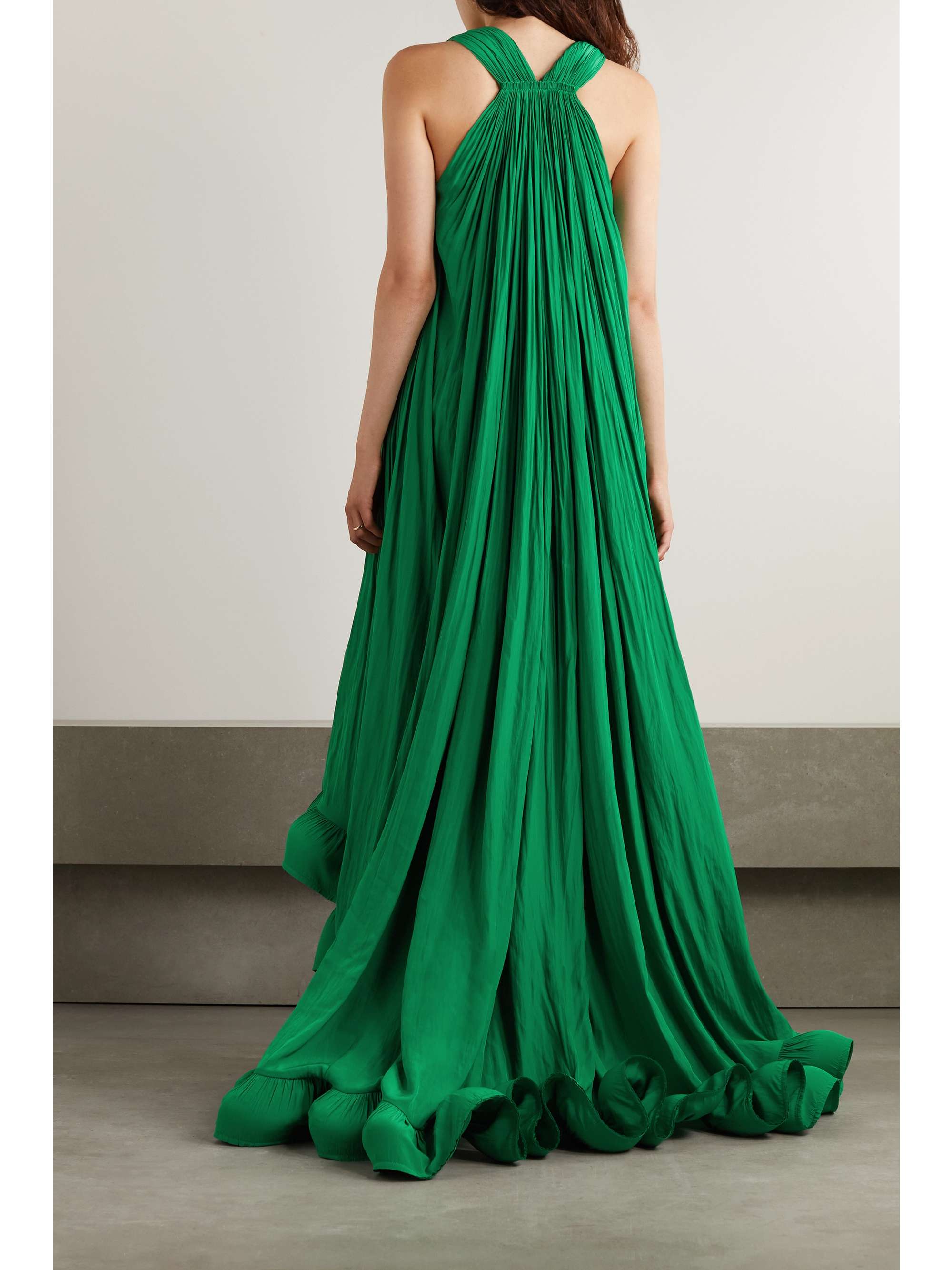 LANVIN Ruffled chiffon gown