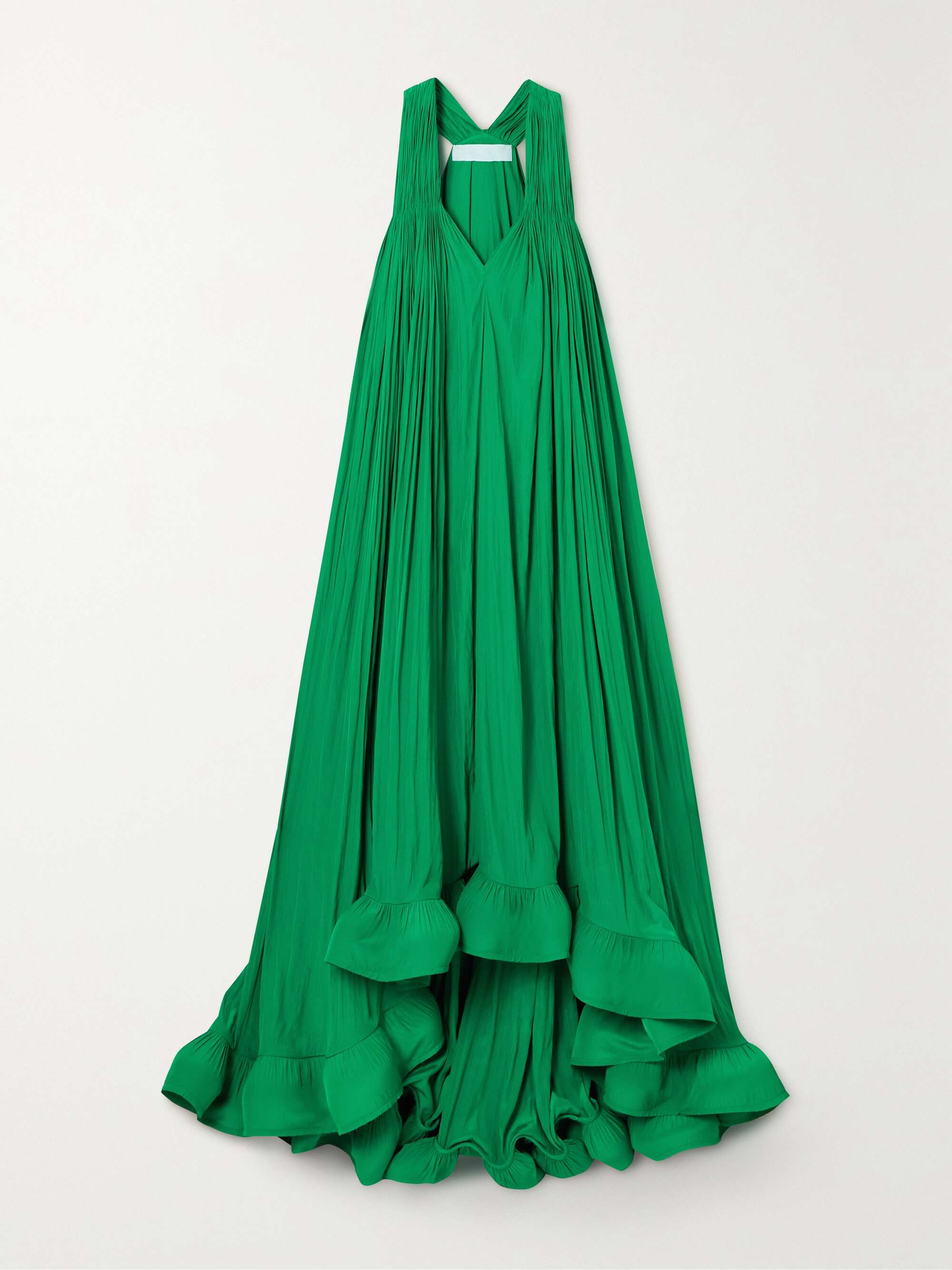 LANVIN Ruffled chiffon gown | NET-A-PORTER