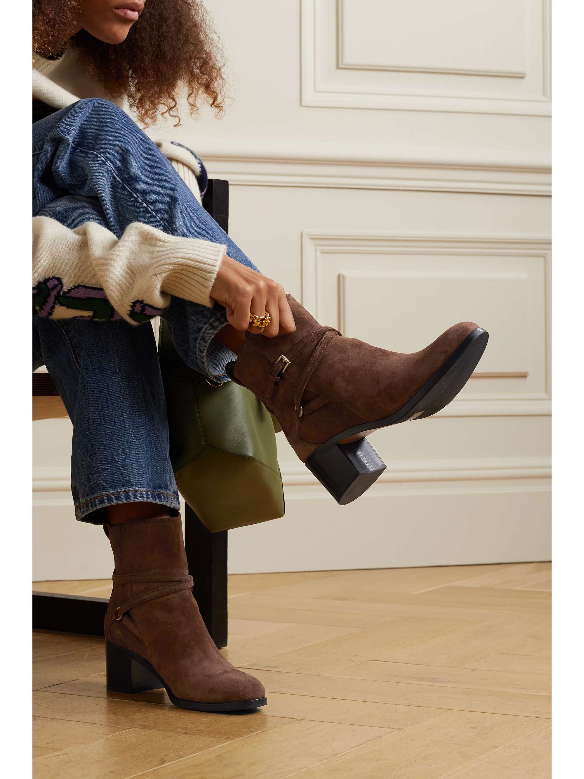 Chocolate Hazel suede ankle boots | RAG & BONE | NET-A-PORTER