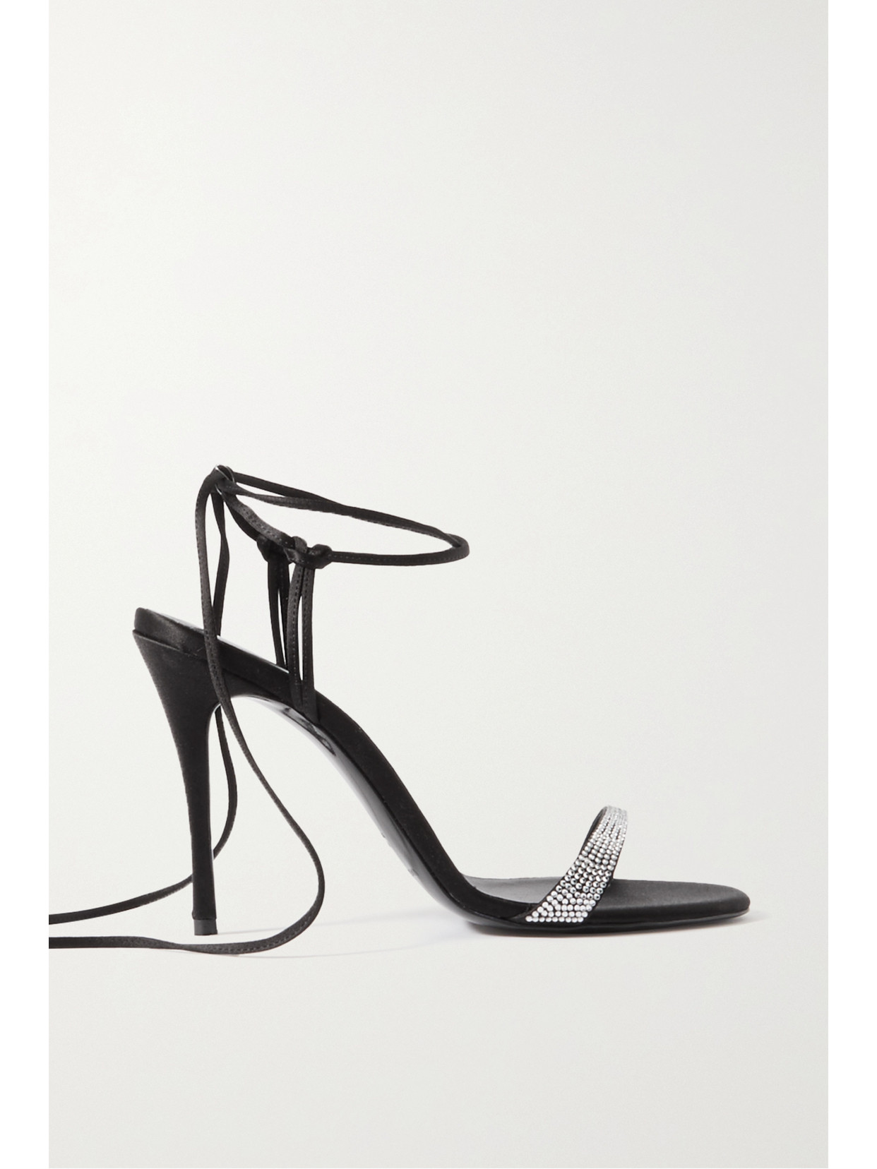 Magda Butrym Crystal-embellished Satin Sandals