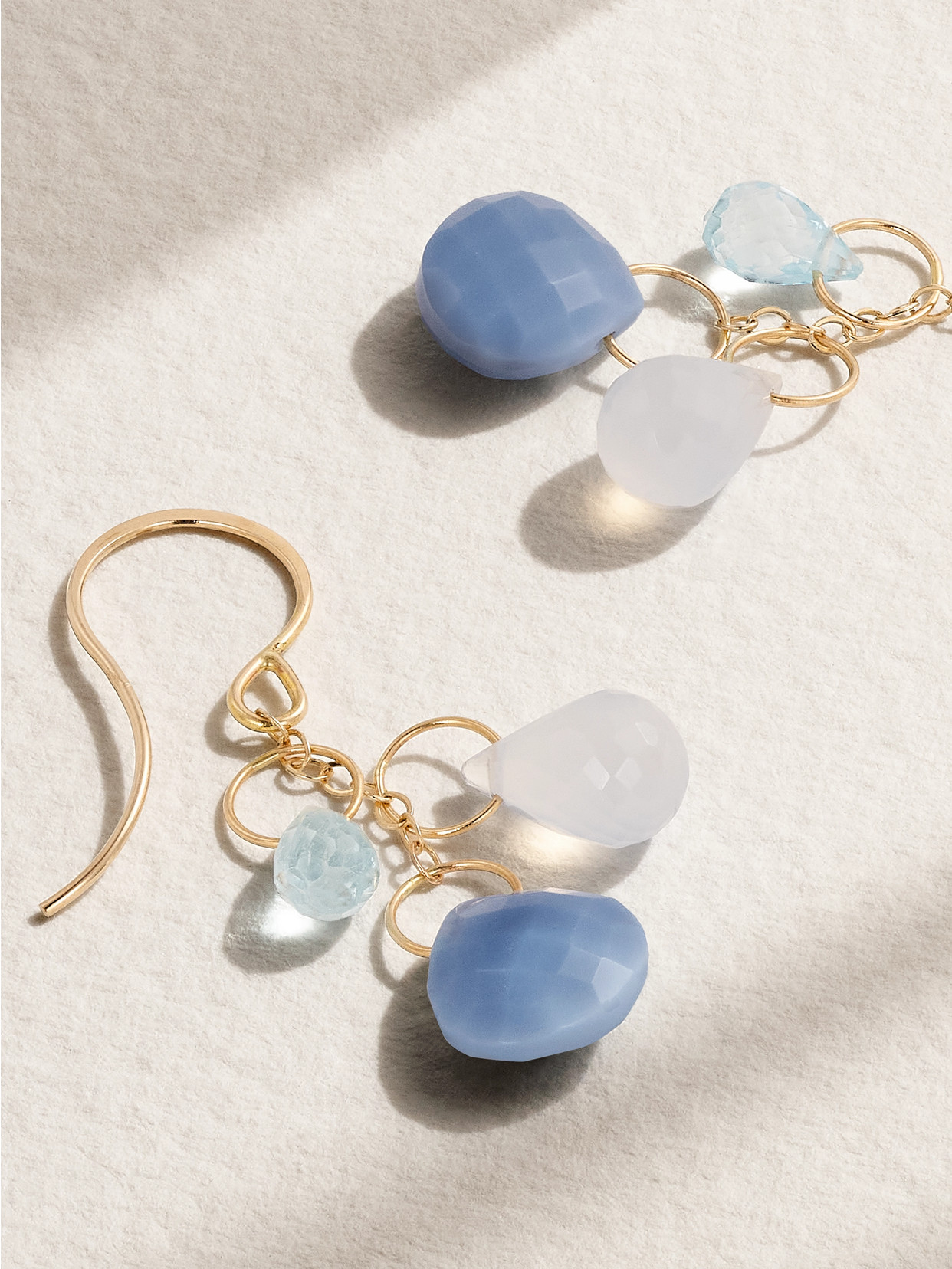 Melissa Joy Manning 14-karat Recycled Gold Multi-stone Earrings In Gold