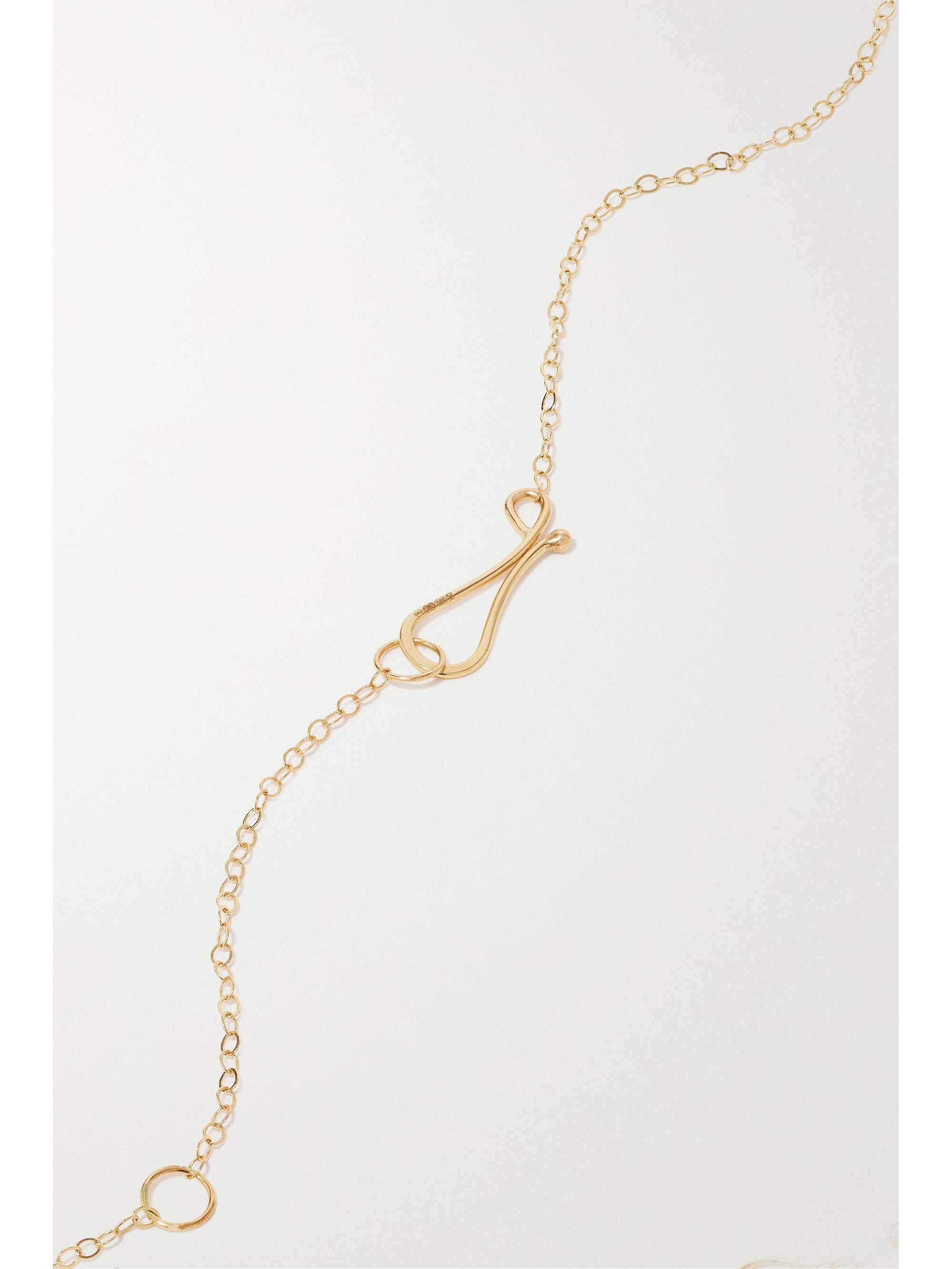 MELISSA JOY MANNING 14-karat recycled gold pearl necklace