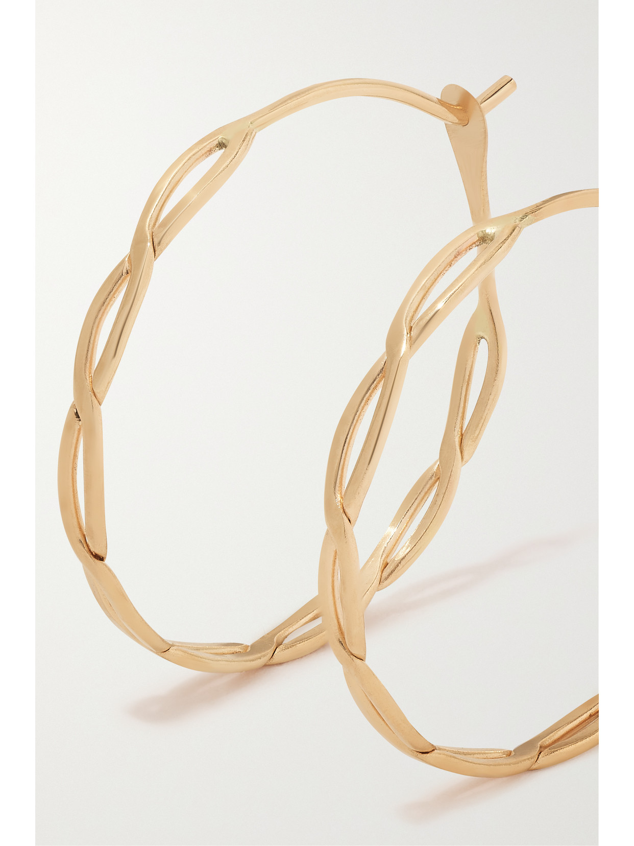 Shop Melissa Joy Manning 14-karat Recycled Gold Hoop Earrings