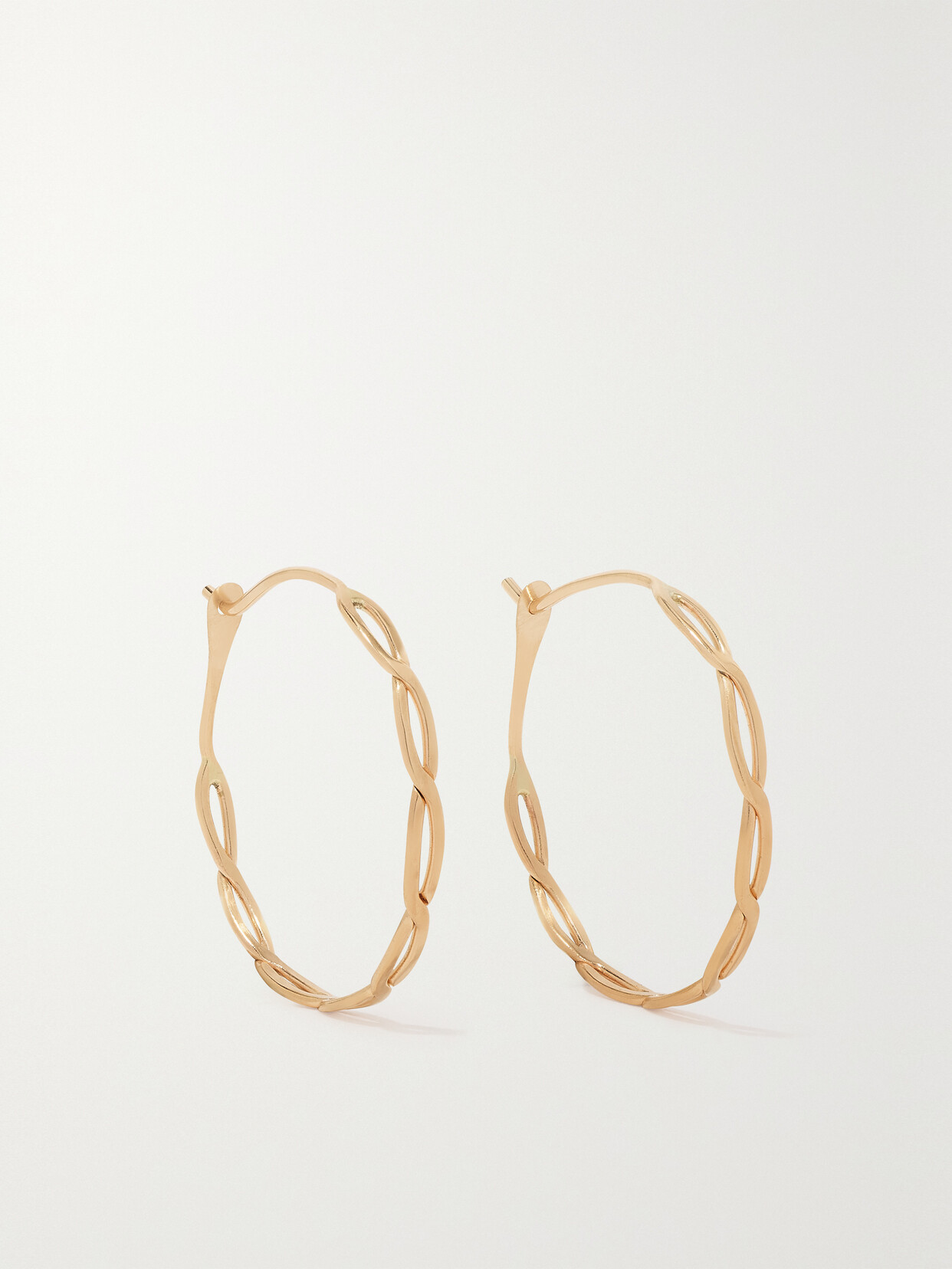 Melissa Joy Manning 14-karat Recycled Gold Hoop Earrings