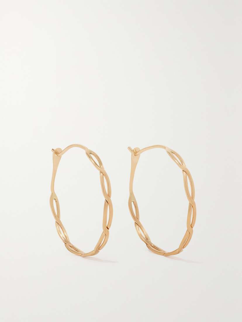 Melissa Joy Manning 14-karat Recycled Gold Hoop Earrings