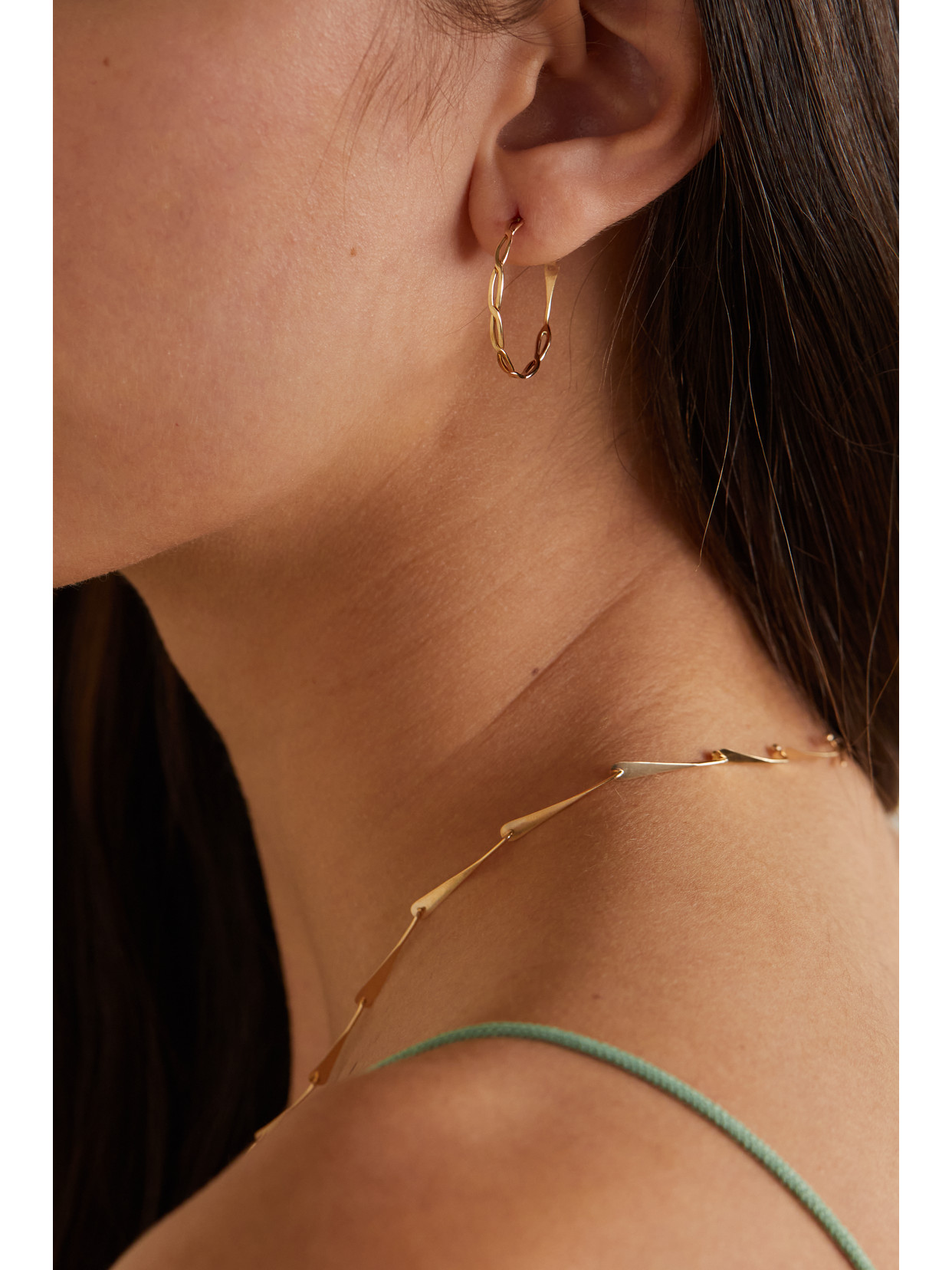 Shop Melissa Joy Manning 14-karat Recycled Gold Hoop Earrings