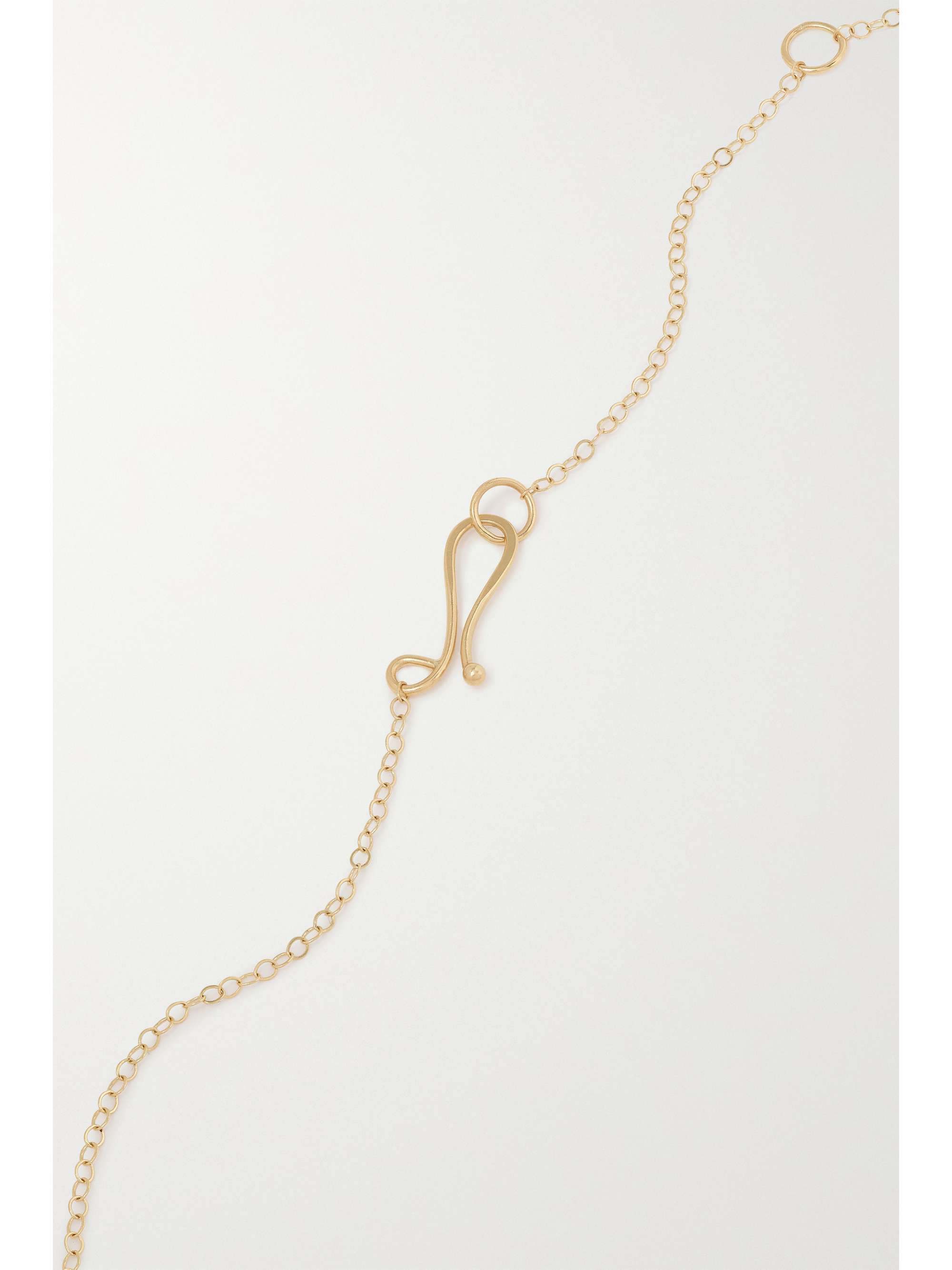 MELISSA JOY MANNING 14-karat recycled gold multi-stone necklace