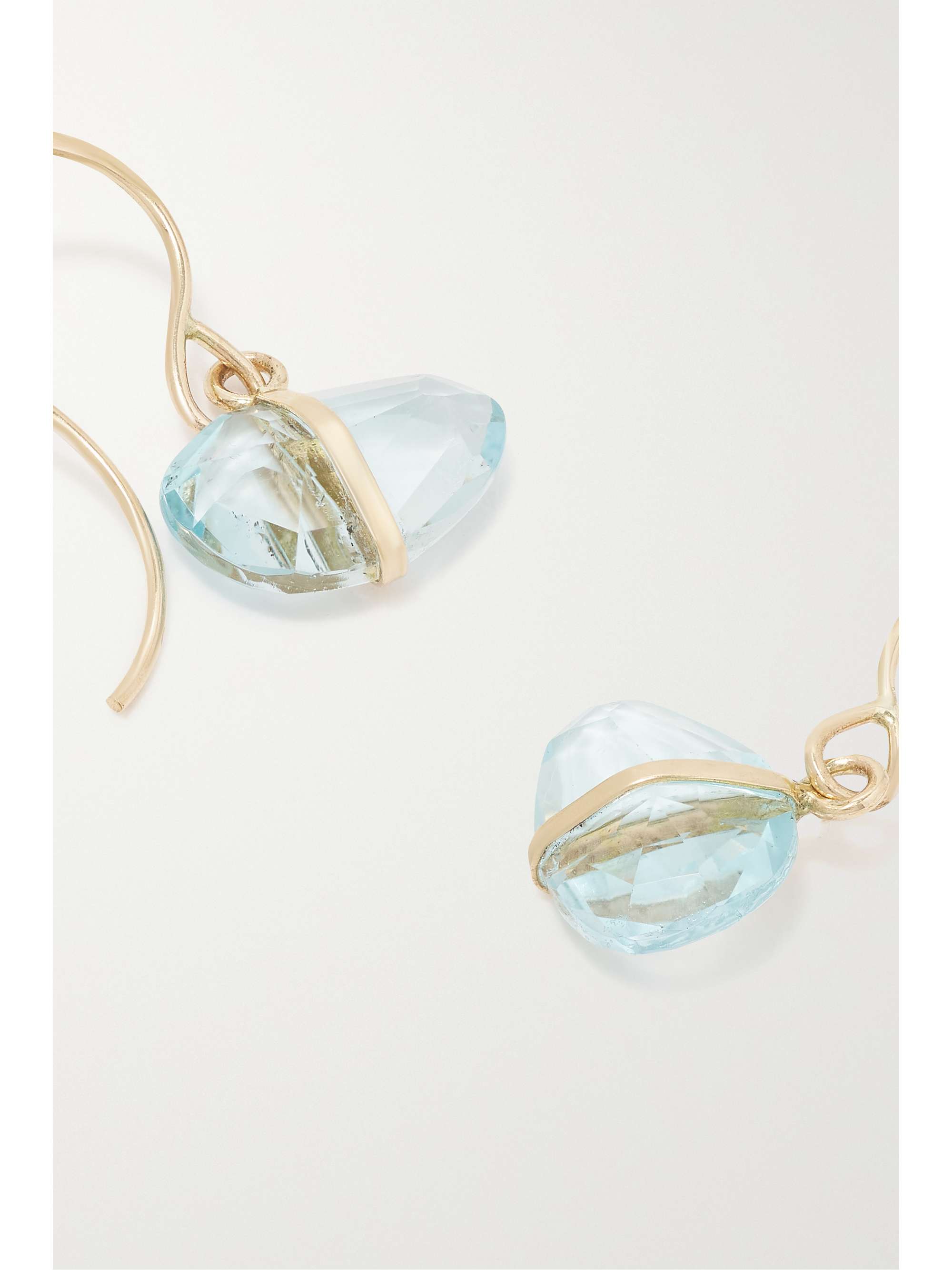 MELISSA JOY MANNING 14-karat recycled gold topaz earrings