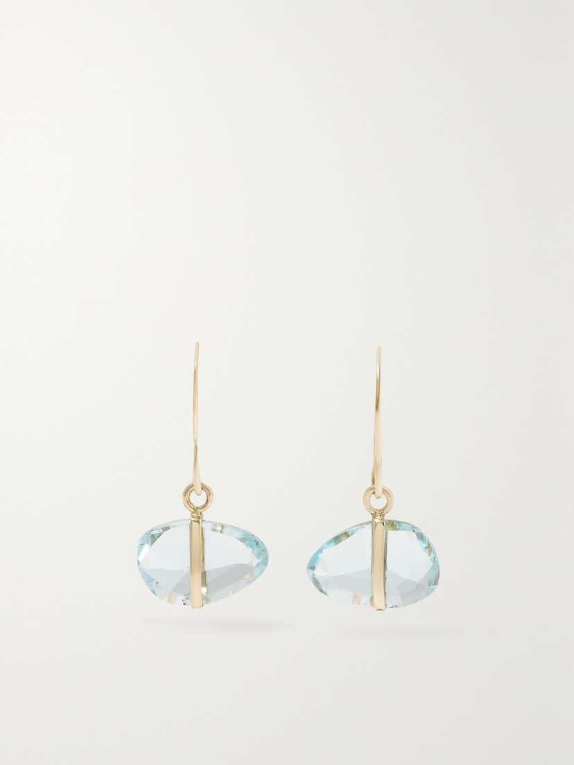 Melissa Joy Manning 14-karat Recycled Gold Topaz Earrings