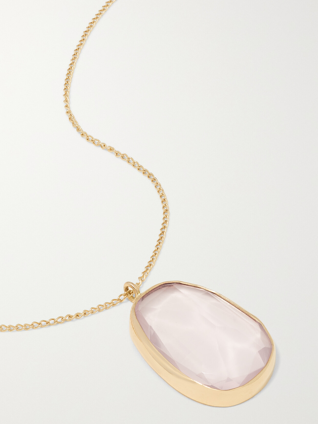 Melissa Joy Manning 14-karat Recycled Gold Quartz Necklace