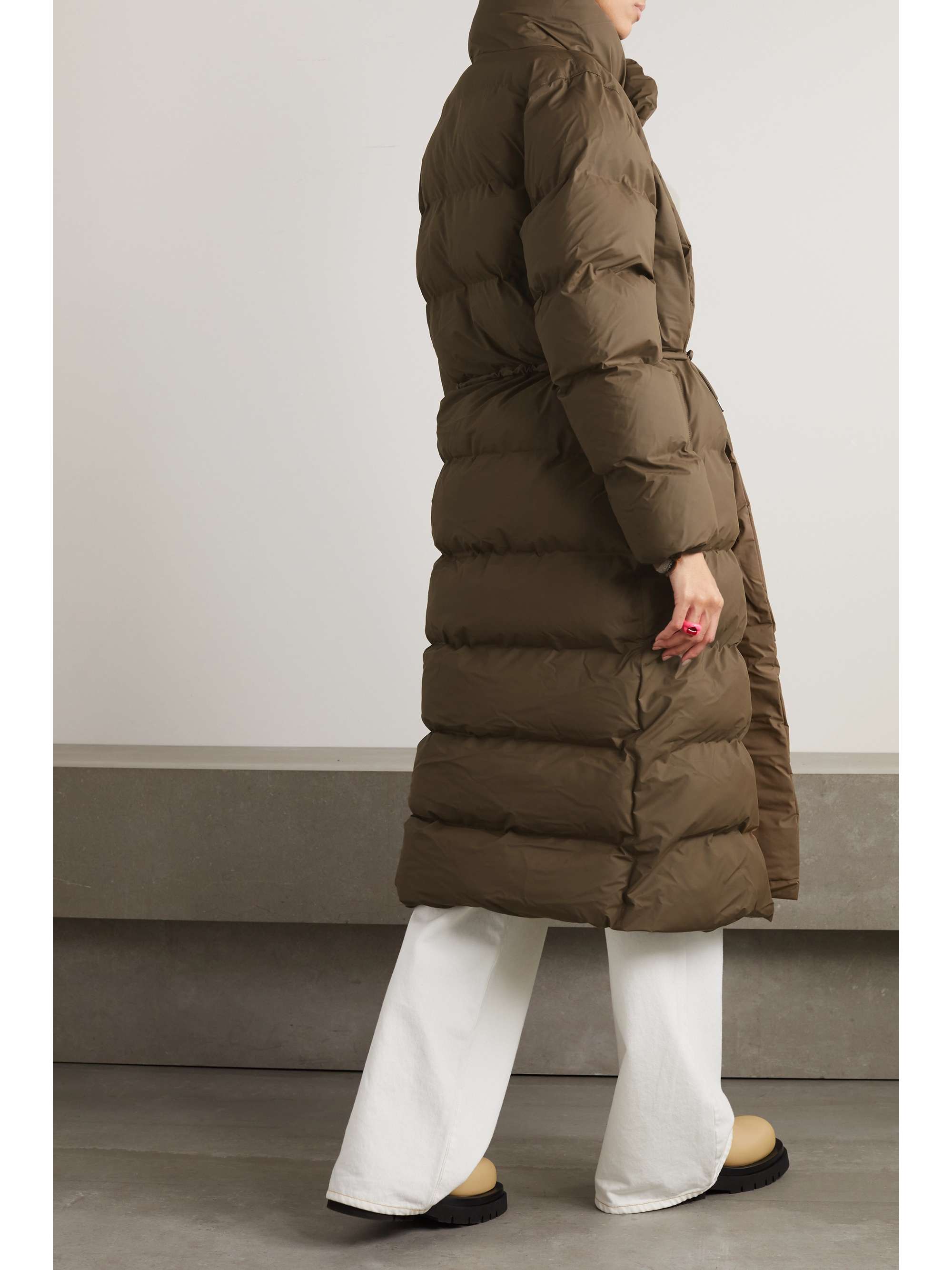 RAINS Quilted padded shell coat NETAPORTER