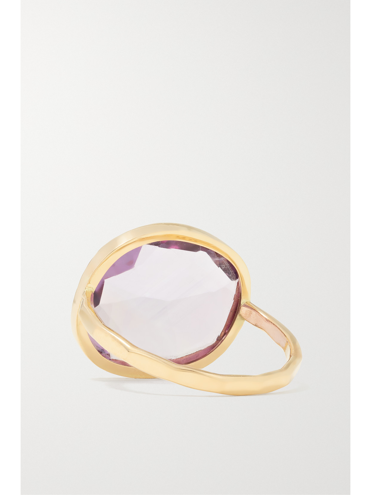 Shop Melissa Joy Manning 14-karat Recycled Gold Amethyst Ring