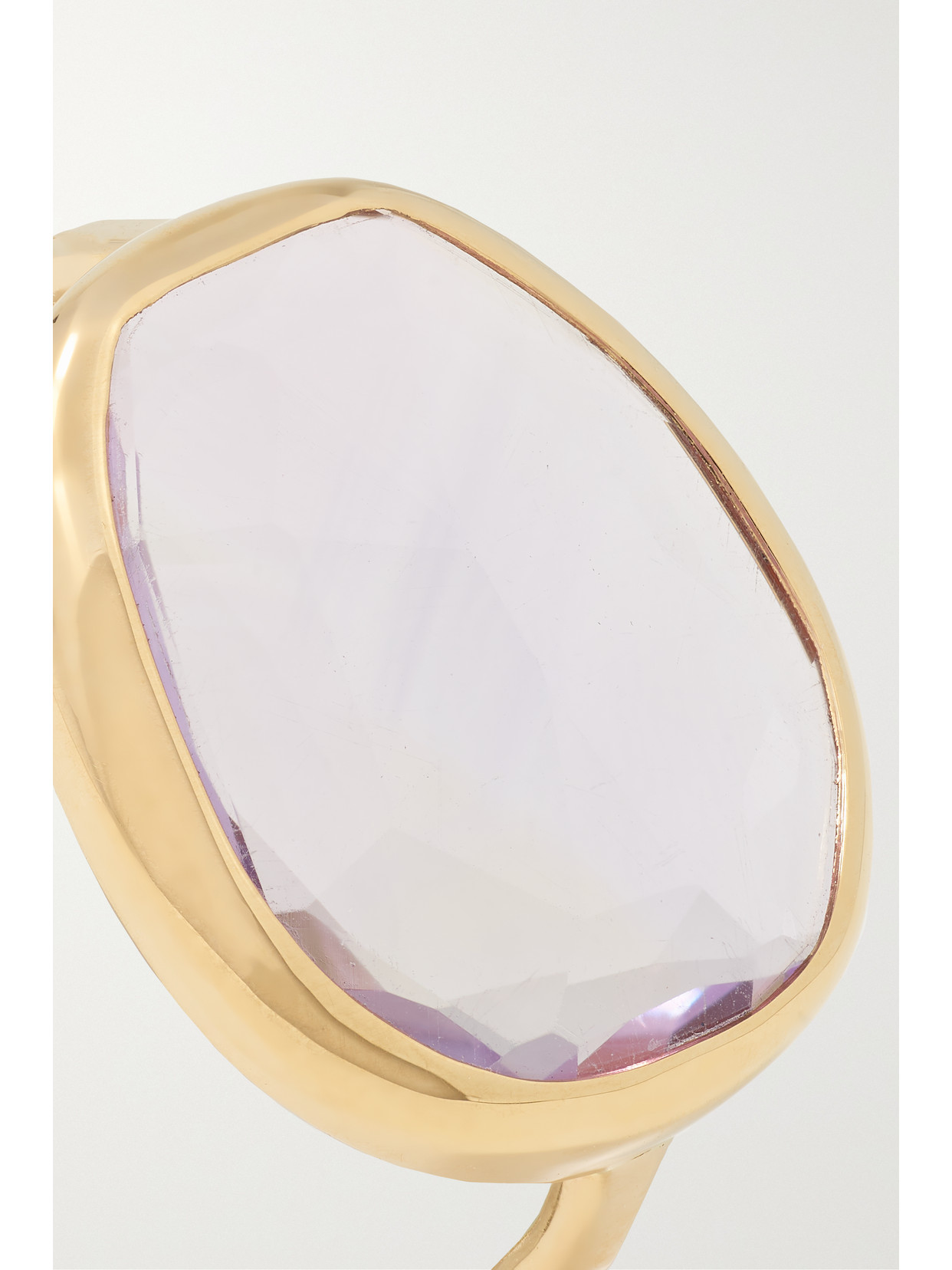 Shop Melissa Joy Manning 14-karat Recycled Gold Amethyst Ring