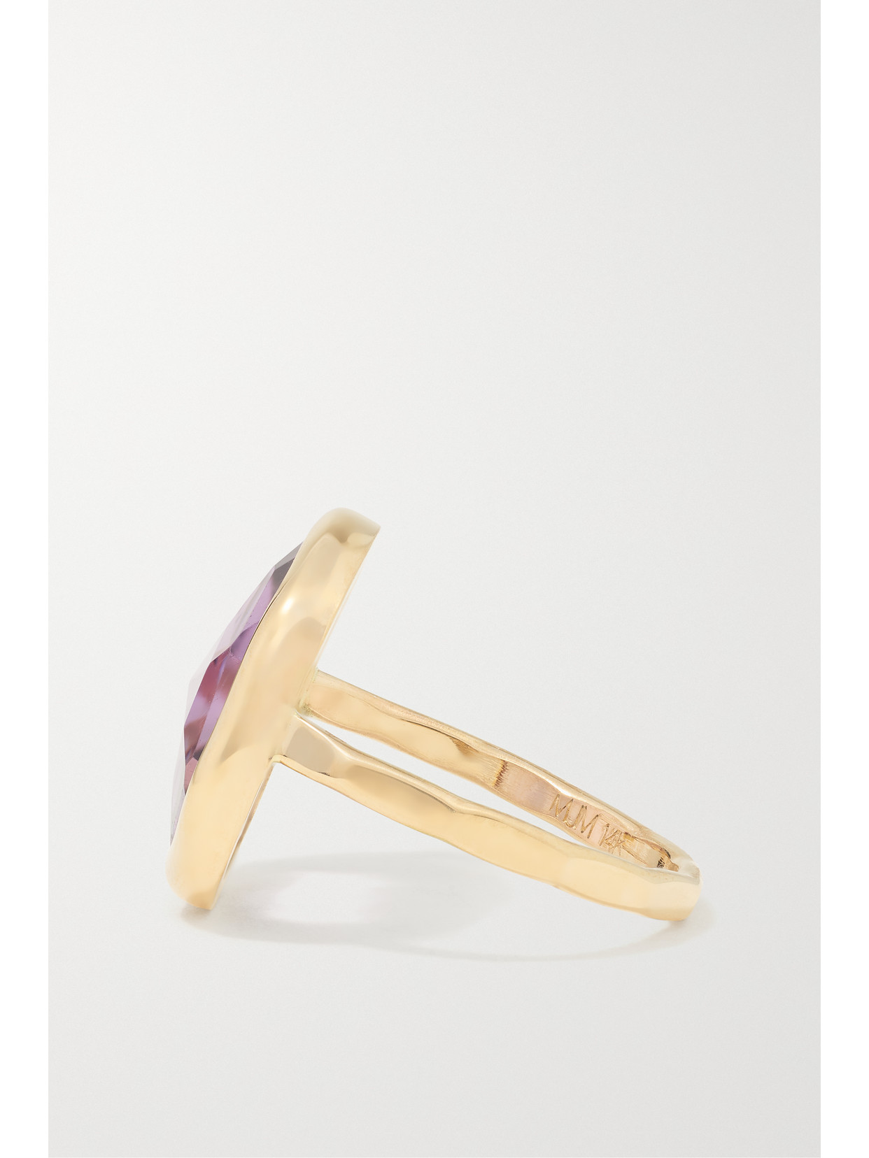 Melissa Joy Manning 14-karat Recycled Gold Amethyst Ring In Gold
