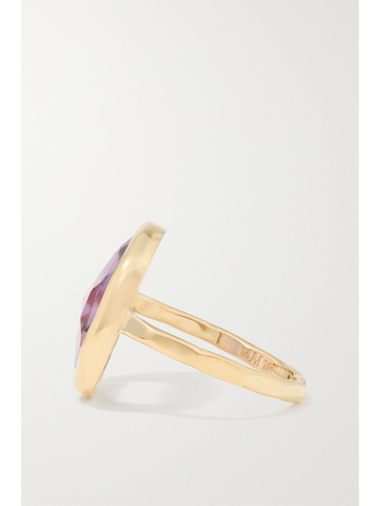 Shop Melissa Joy Manning 14-karat Recycled Gold Amethyst Ring