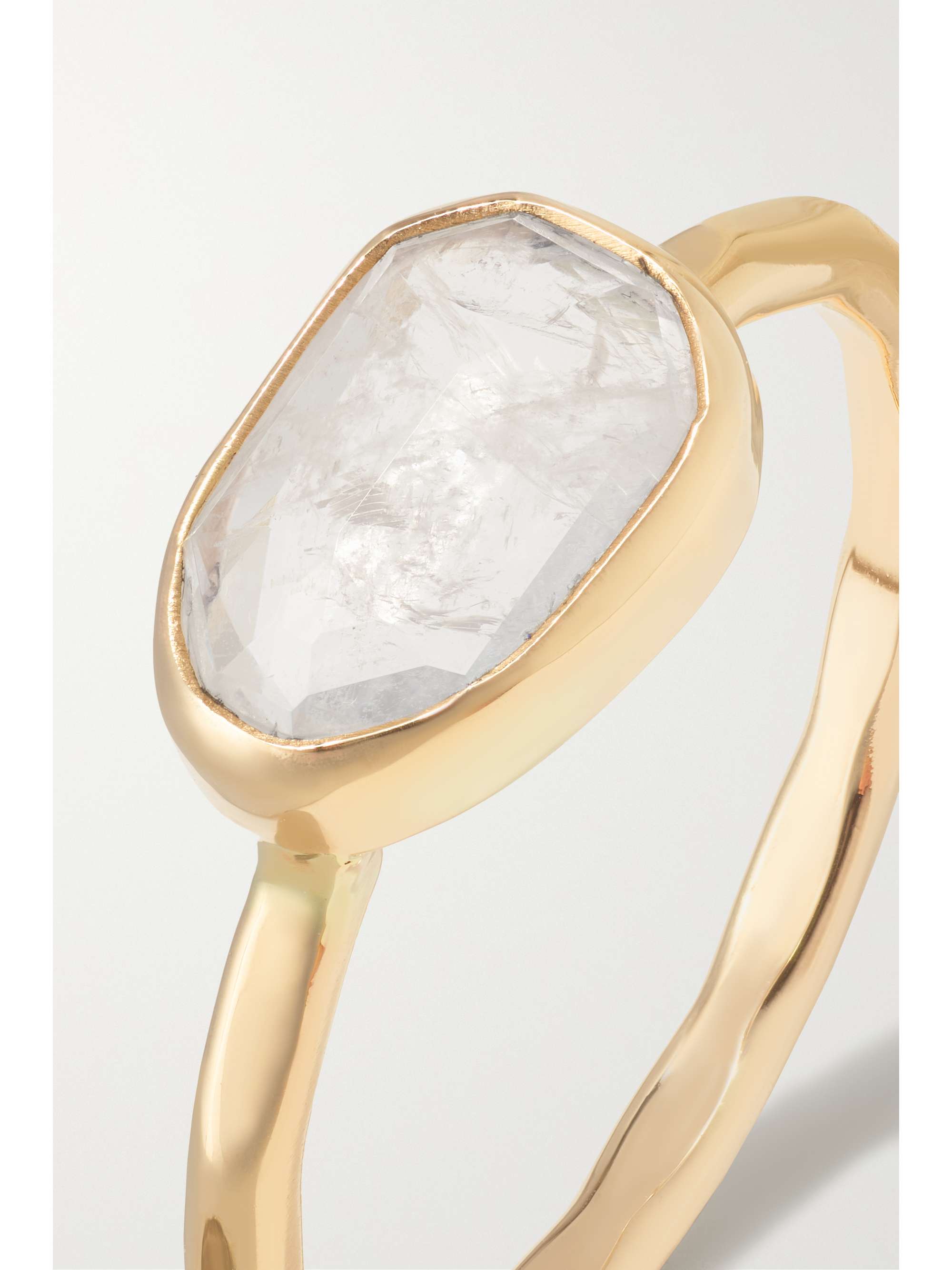 MELISSA JOY MANNING 14-karat recycled gold moonstone ring