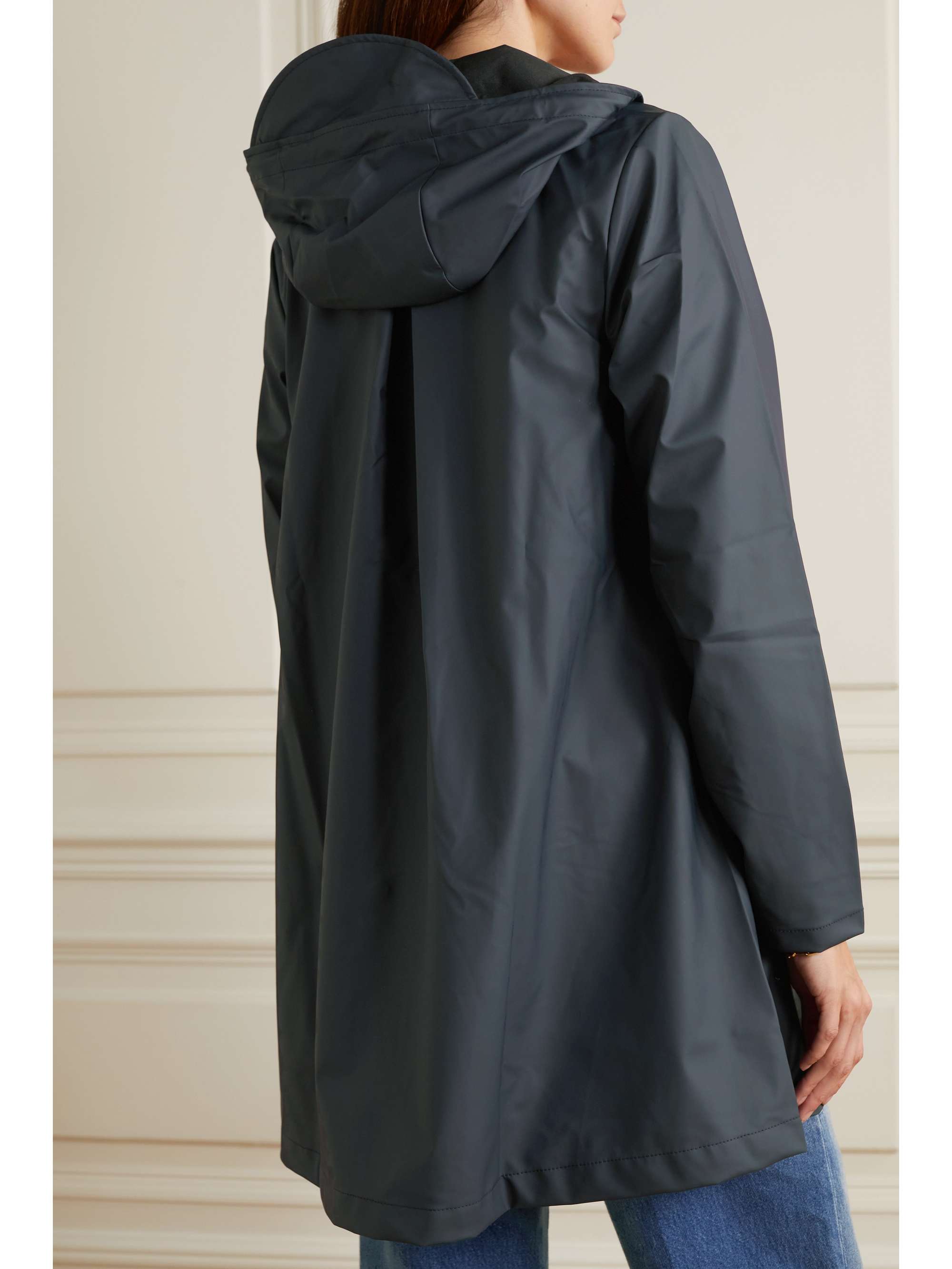 Rains - Hooded Coated-shell Jacket - Blue - x Large - Net A Porter