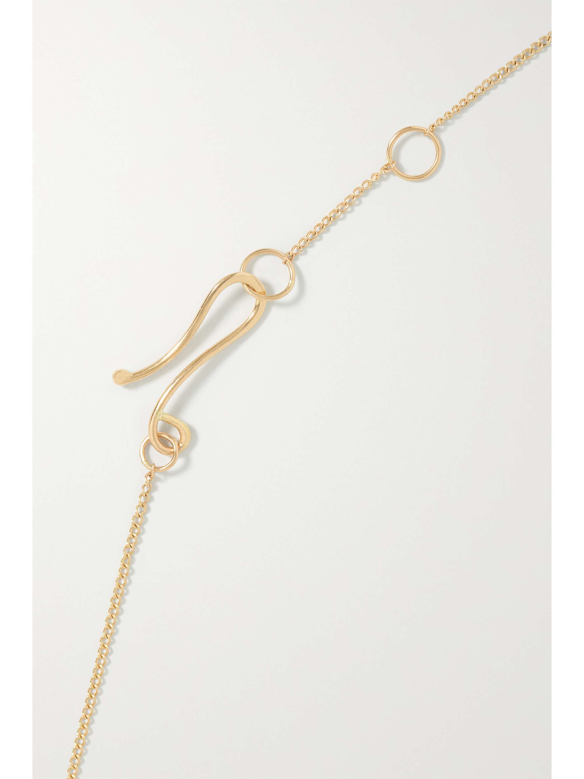 MELISSA JOY MANNING 14-karat recycled gold Herkimer diamond bracelet