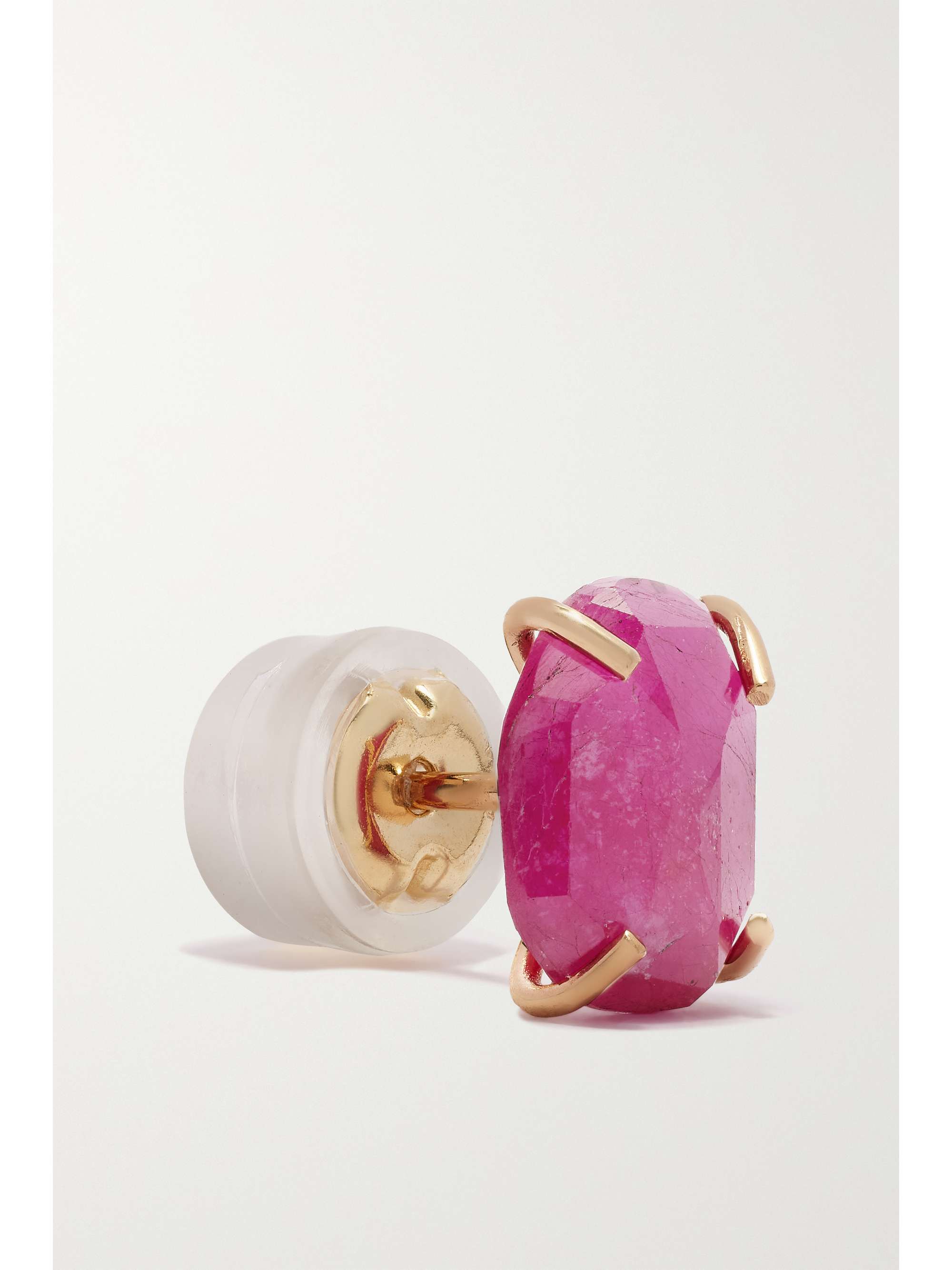 MELISSA JOY MANNING 14-karat recycled gold sapphire earrings