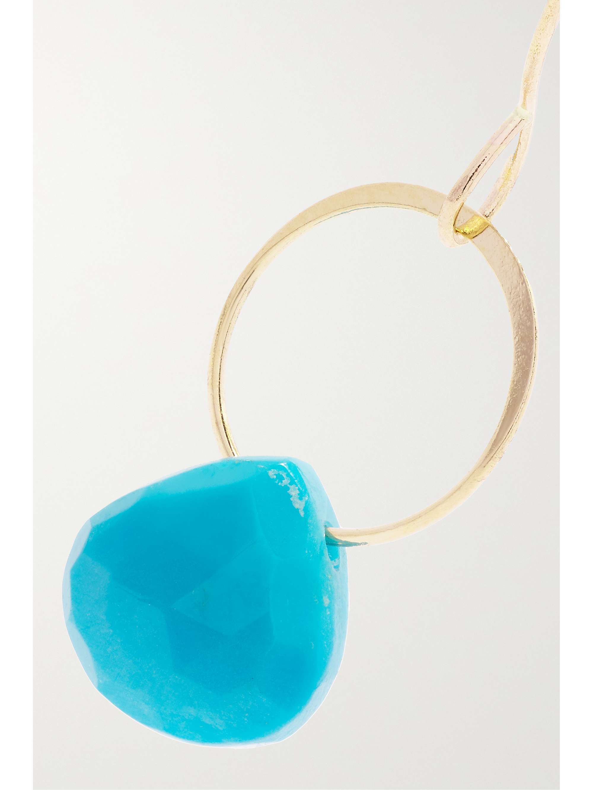 MELISSA JOY MANNING 14-karat recycled gold chrysoprase earrings