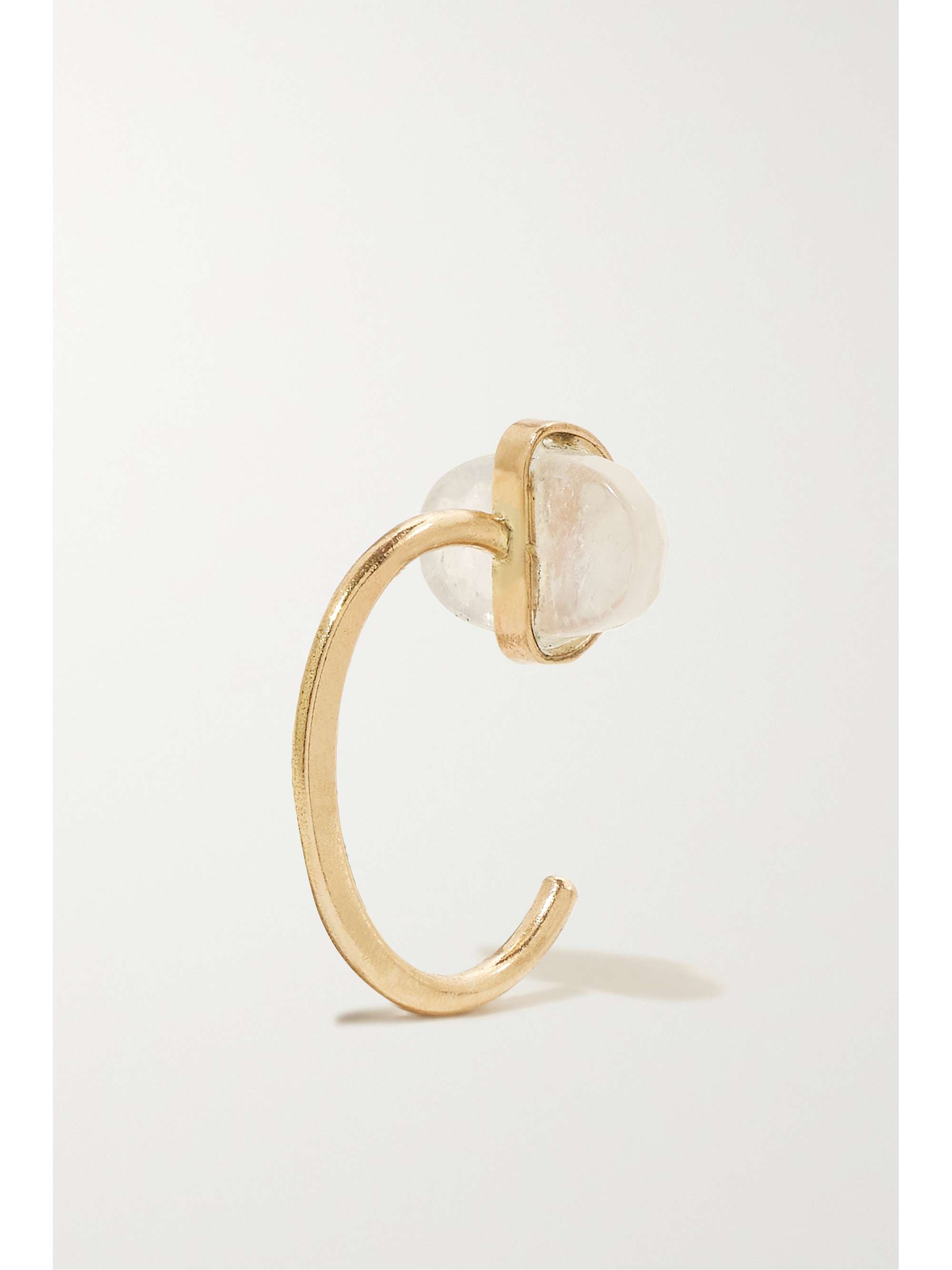 MELISSA JOY MANNING 14-karat recycled gold moonstone earrings