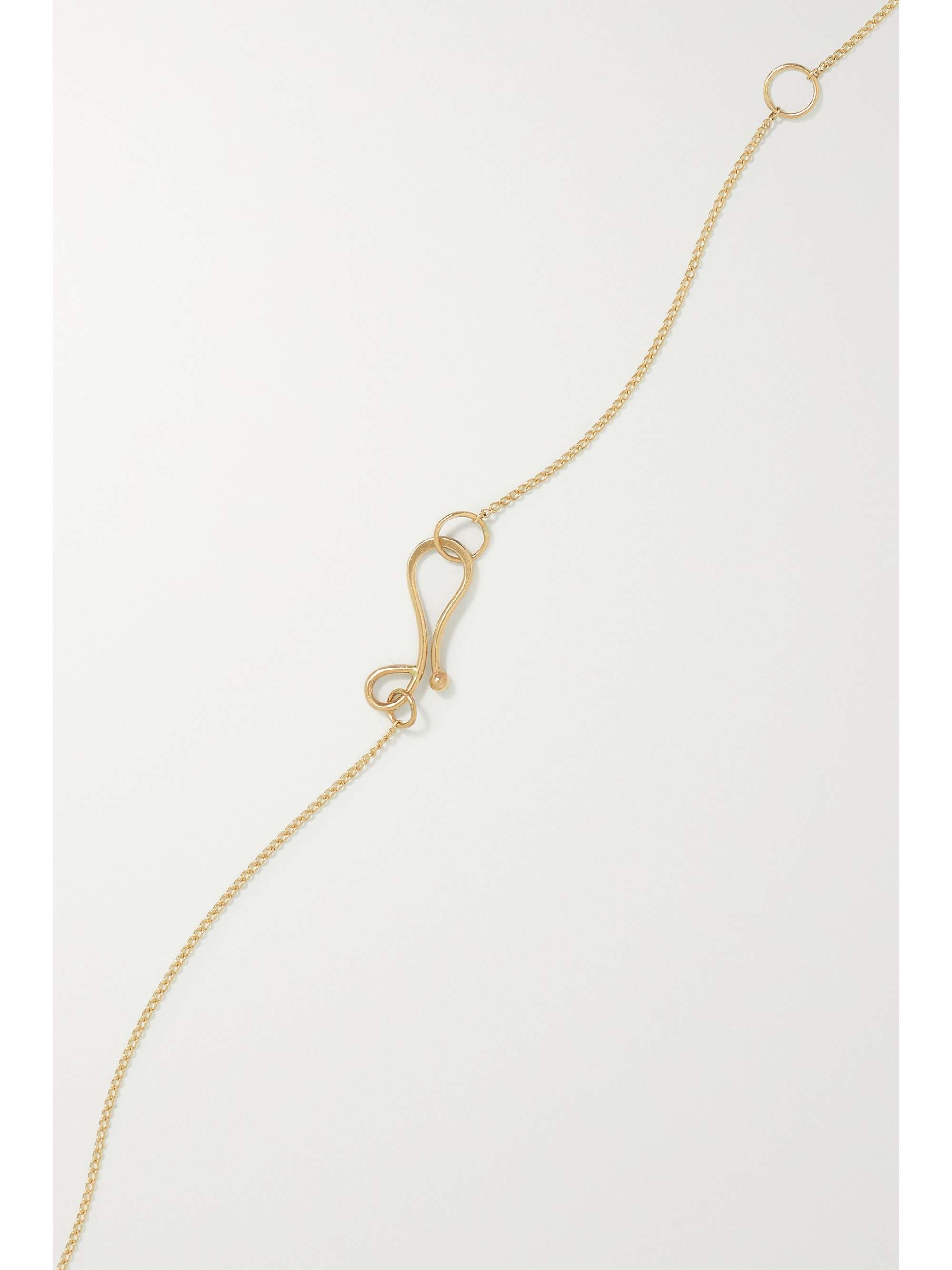 MELISSA JOY MANNING 14-karat gold opal necklace