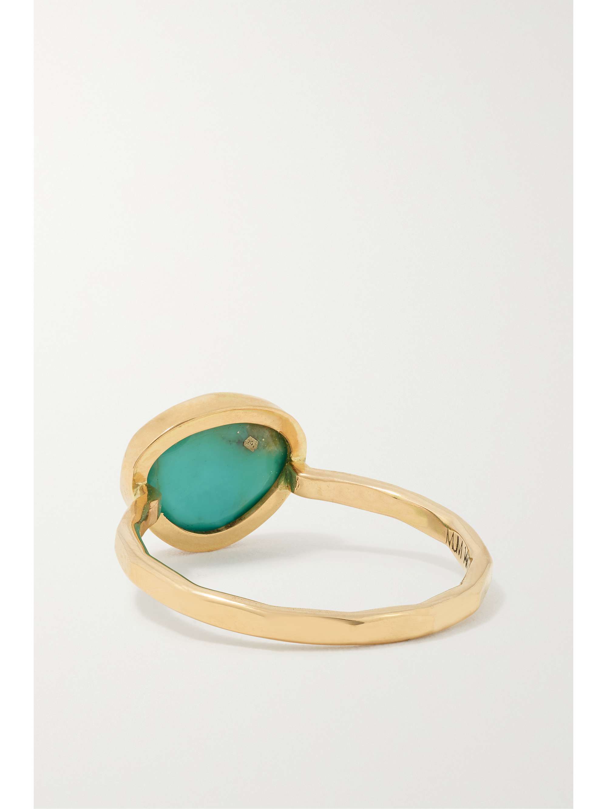 MELISSA JOY MANNING 14-karat recycled gold turquoise ring