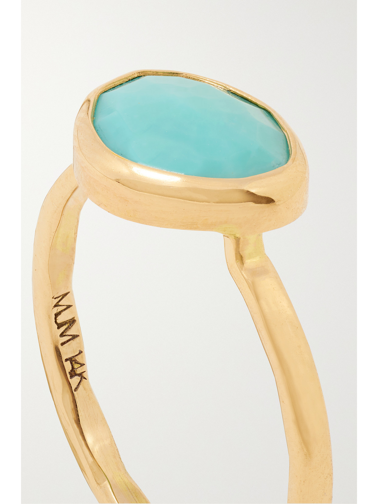 Melissa Joy Manning 14-karat Recycled Gold Turquoise Ring In Gold