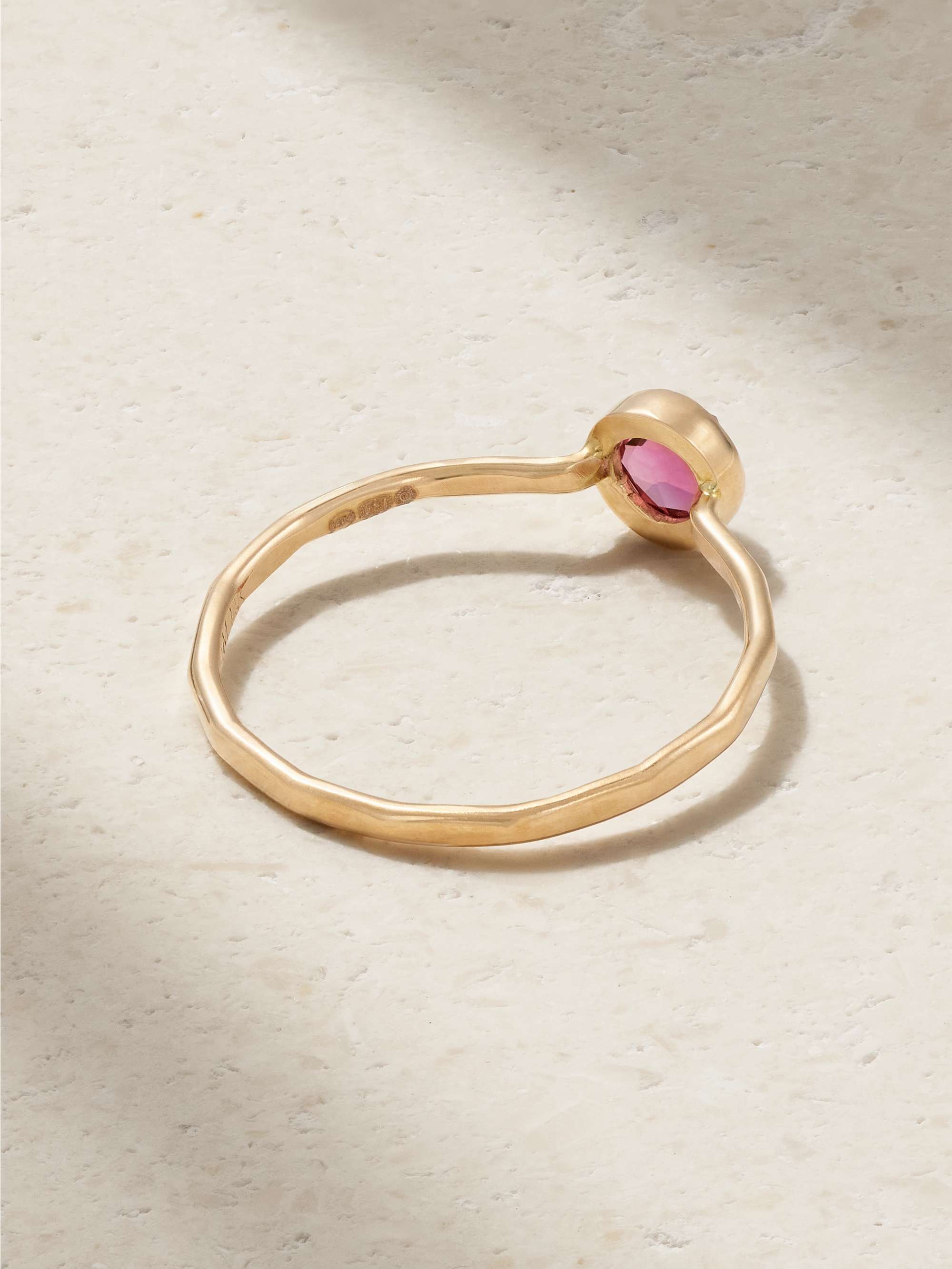 MELISSA JOY MANNING 14-karat recycled gold tourmaline ring