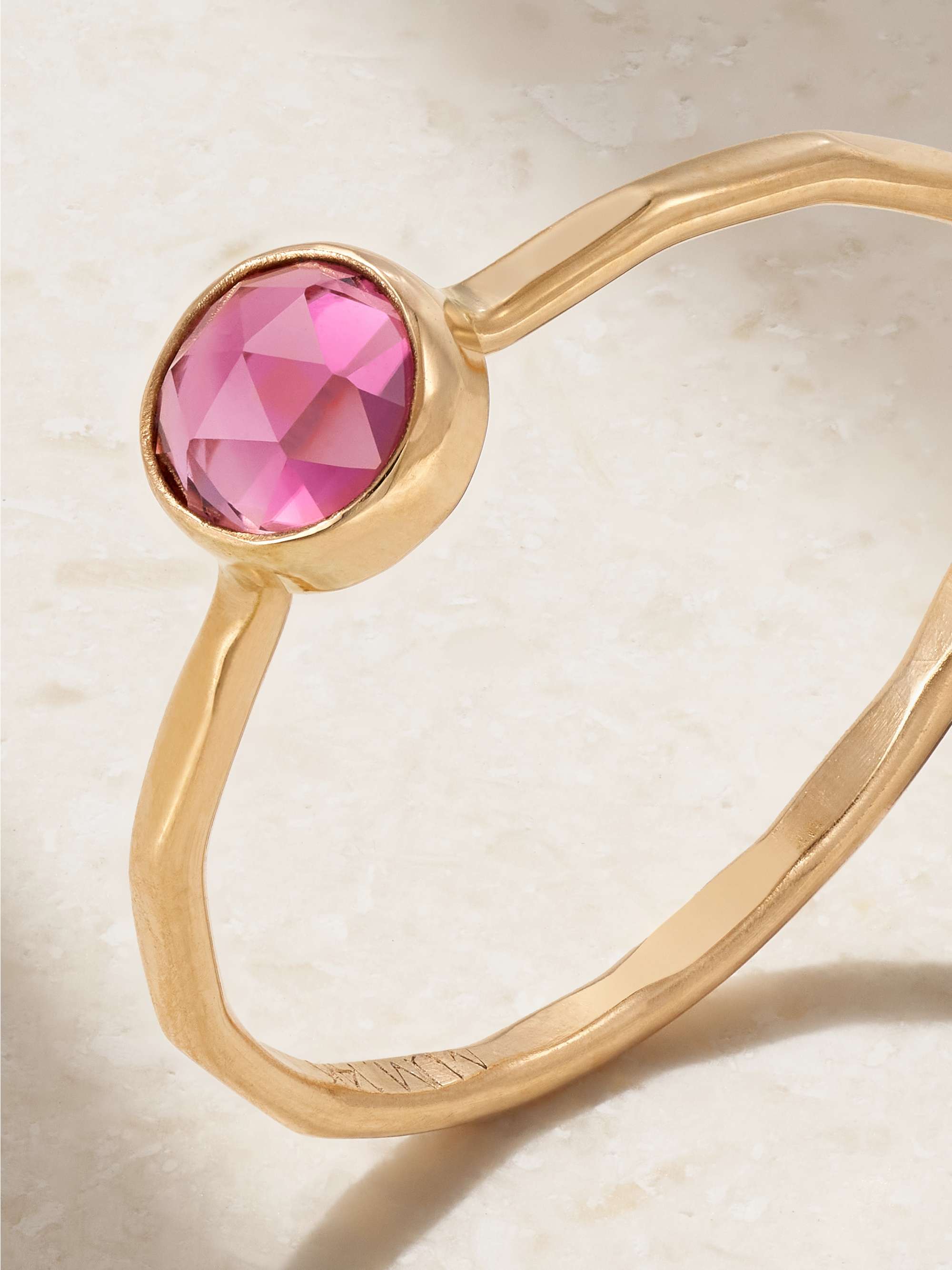 MELISSA JOY MANNING 14-karat recycled gold tourmaline ring
