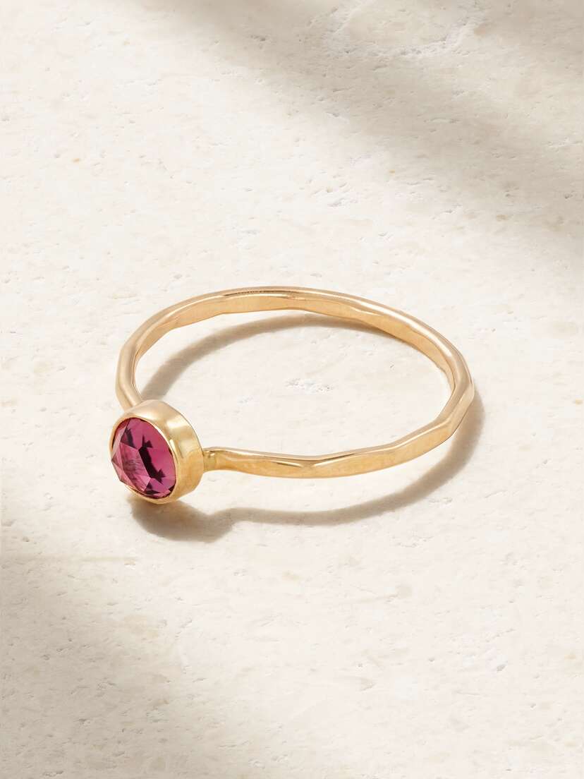 Melissa Joy Manning 14-karat Recycled Gold Tourmaline Ring