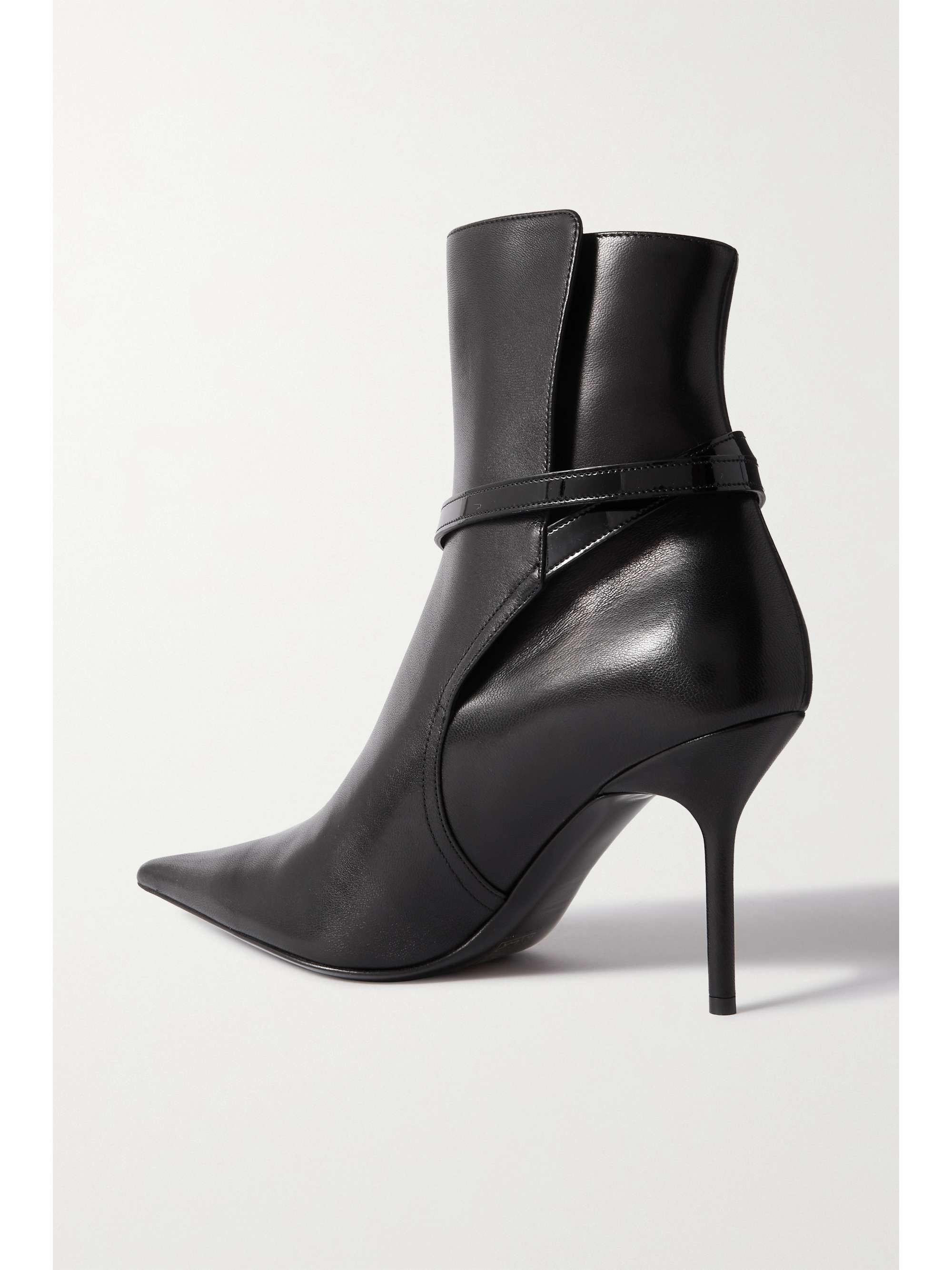 OFF-WHITE Leather ankle boots