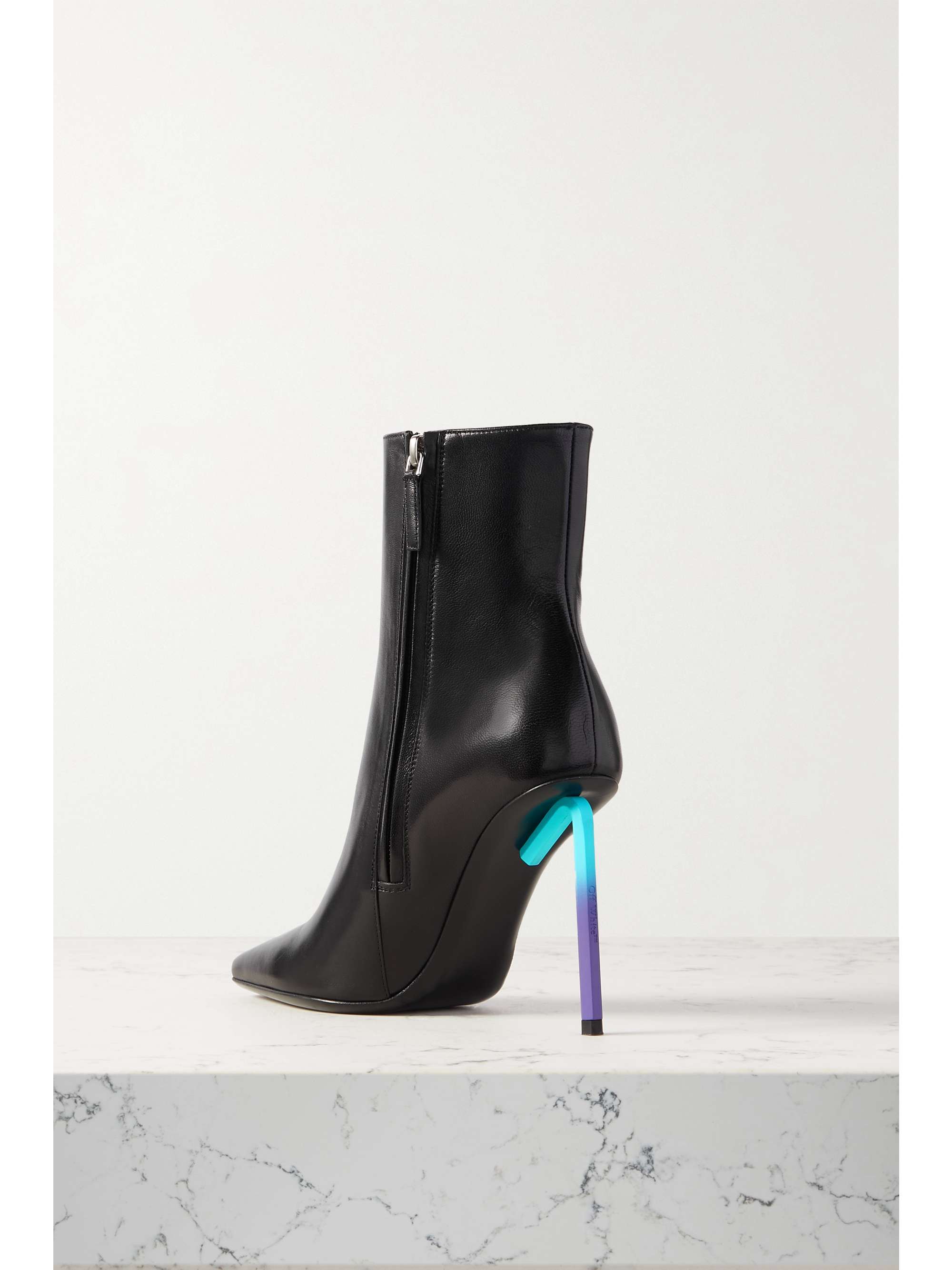 OFF-WHITE Allen leather ankle boots