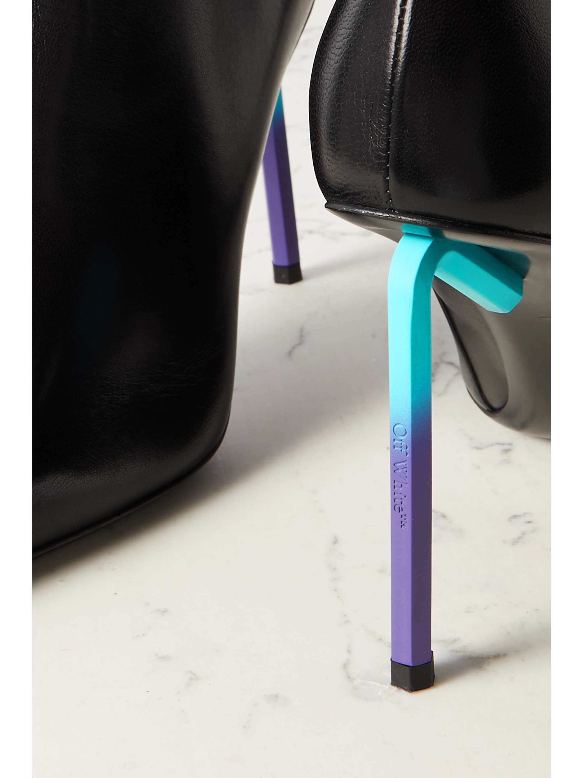 OFF-WHITE Allen leather ankle boots