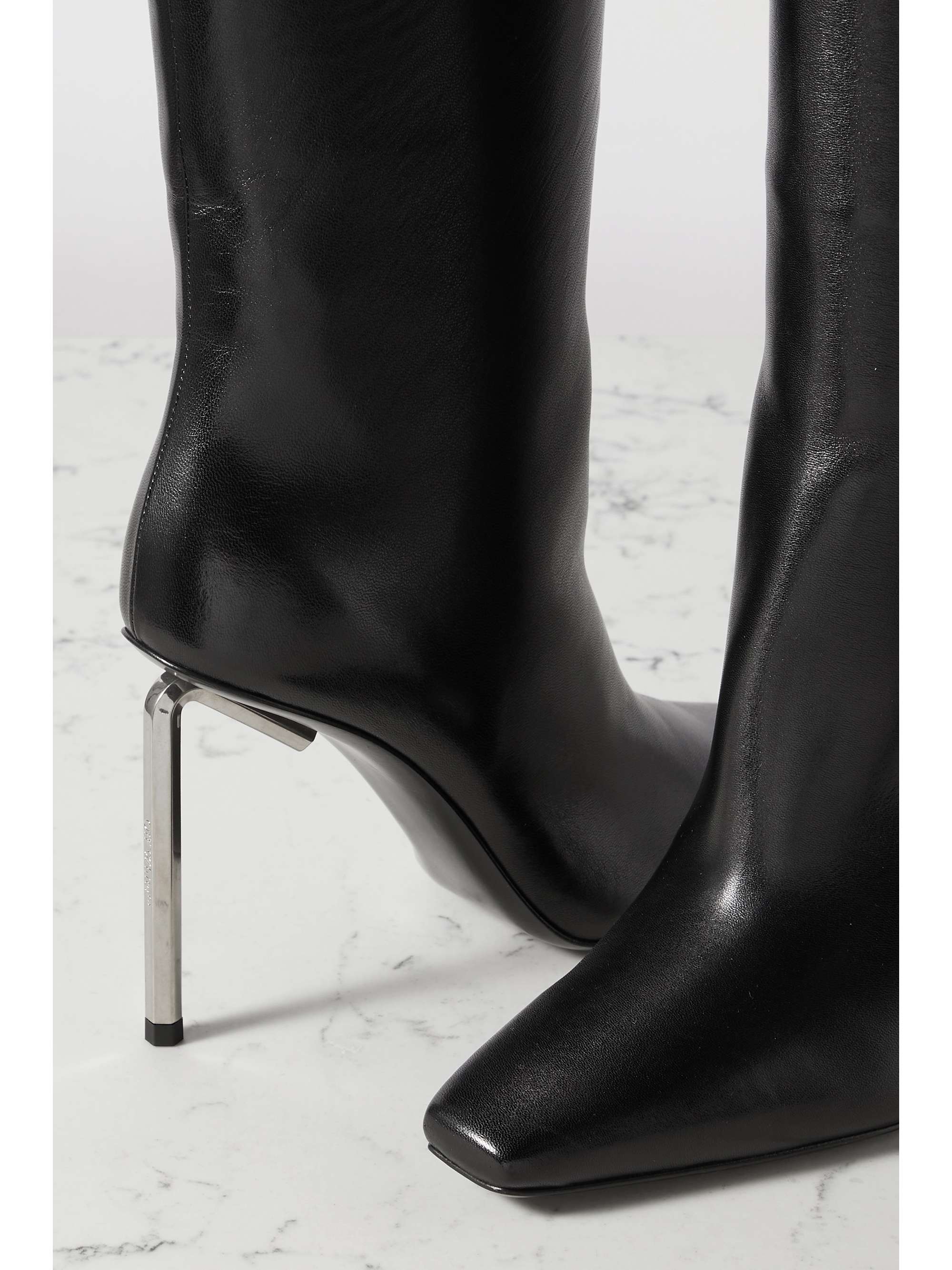 OFF-WHITE Allen leather knee boots