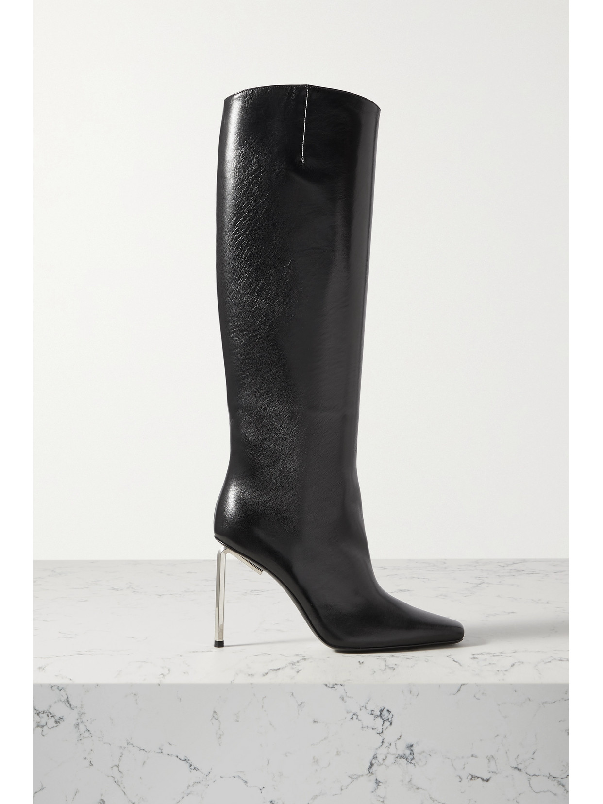 Off-White - Allen Leather Knee Boots - Black