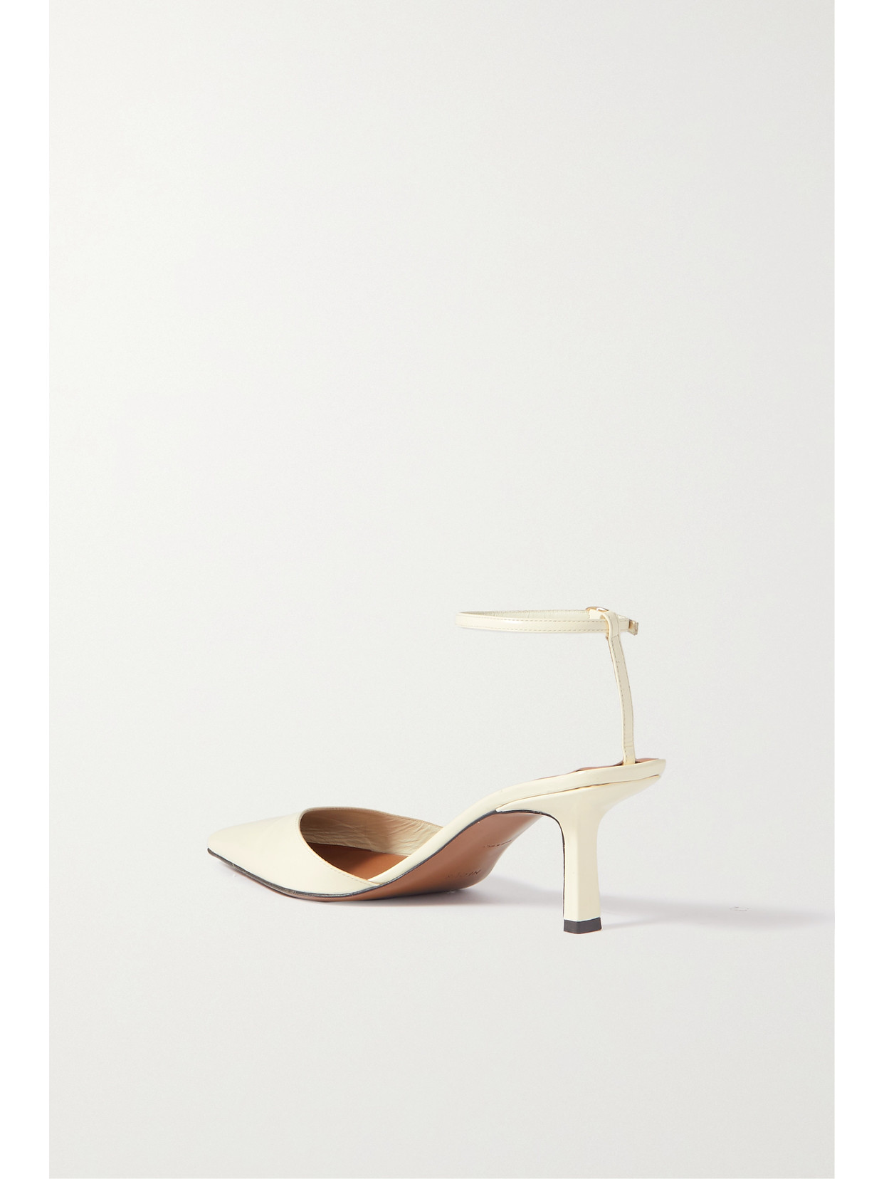 Shop Neous + Net Sustain Toliman Leather Pumps In Cream