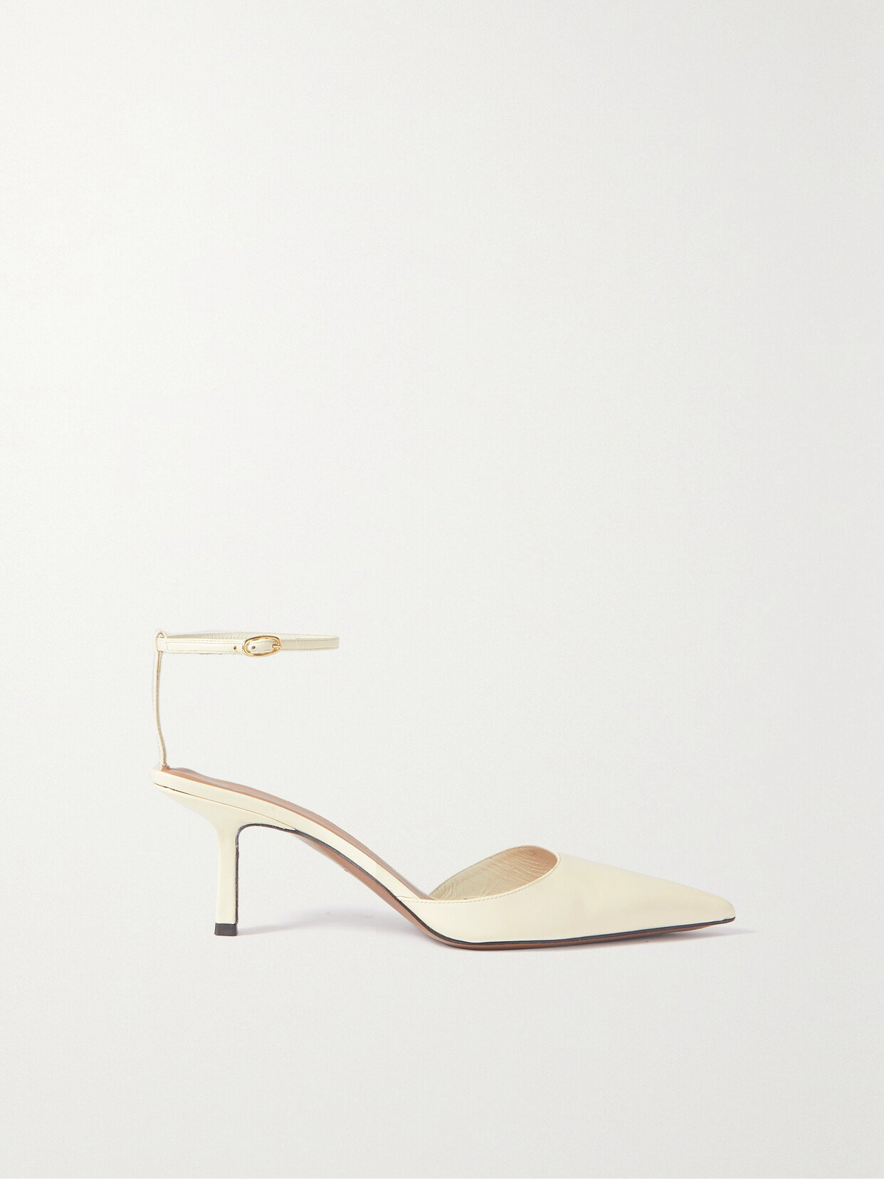 Neous Toliman Leather Pumps In Cream