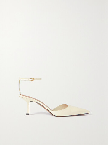 NEOUS + NET SUSTAIN Toliman leather pumps