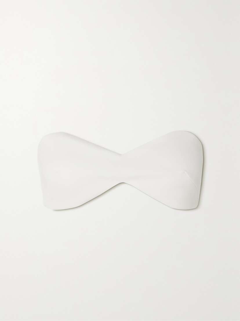 Mônot Diamond Crepe Bandeau Top