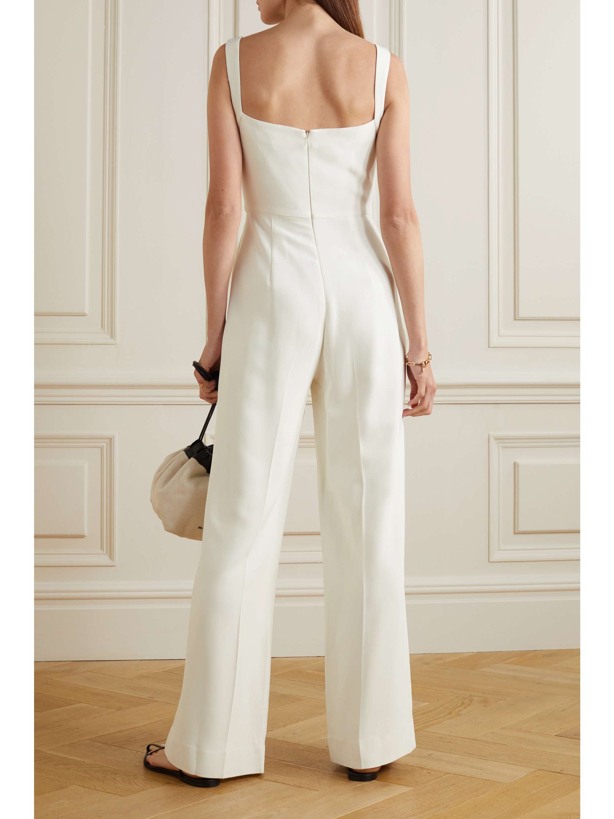 SALONI Rachel printed linen jumpsuit
