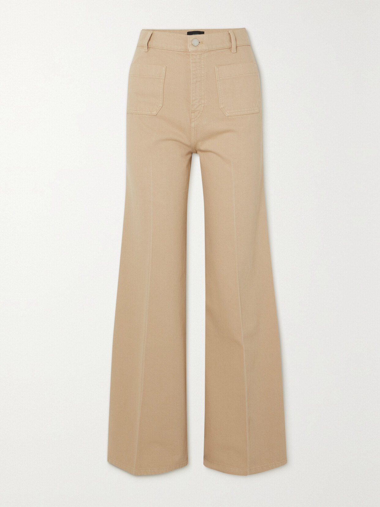 Joseph Morisset Wide-leg High-rise Woven Trousers In Neutrals