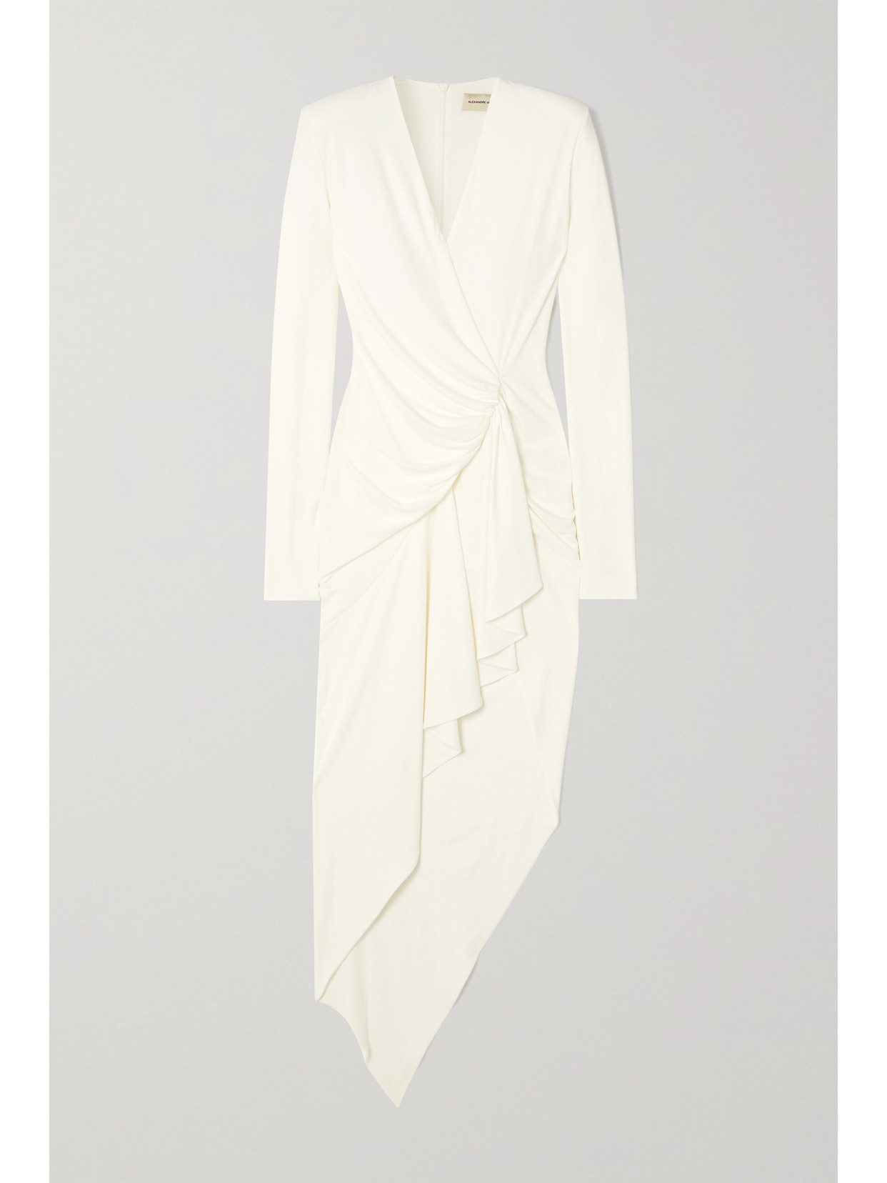 Alexandre Vauthier Wrap-effect Asymmetric Stretch-jersey Dress