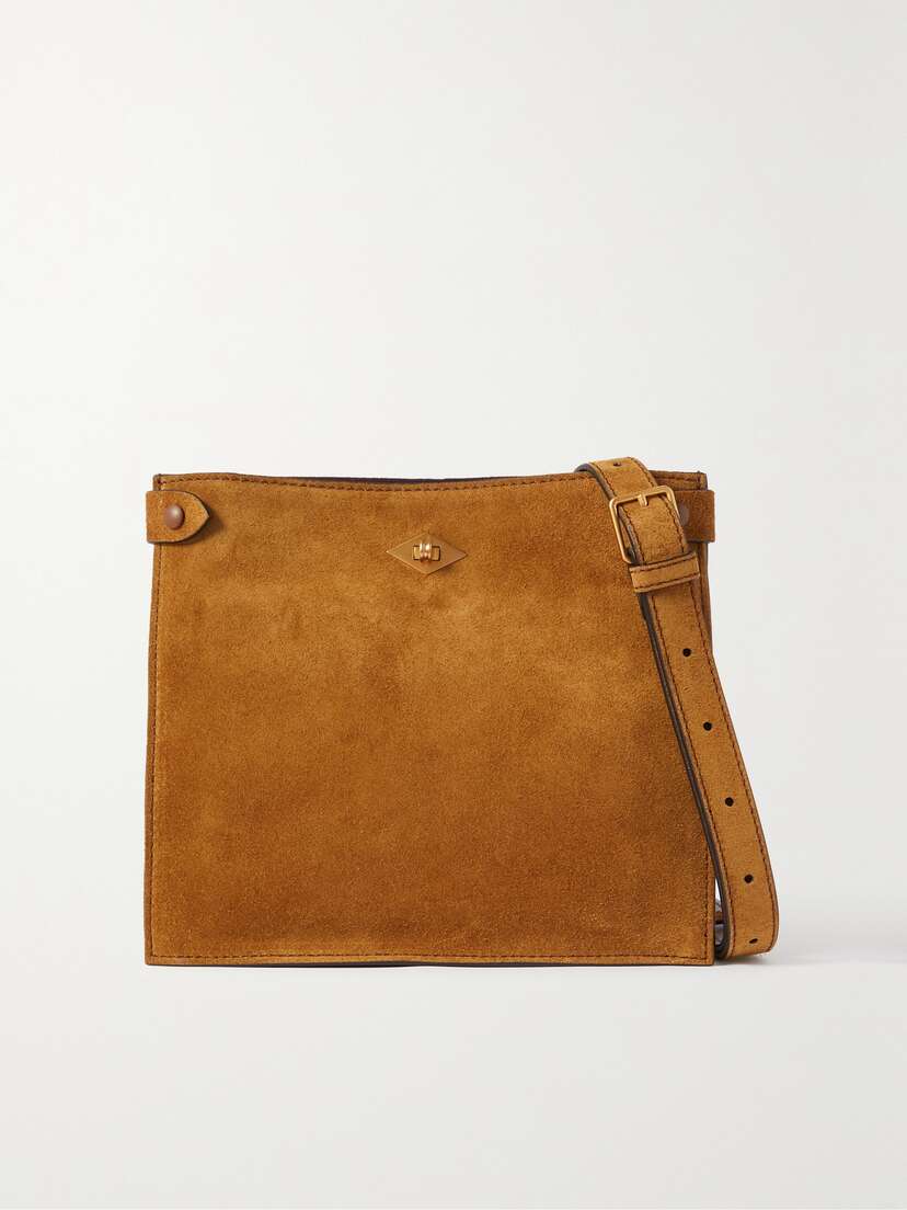 Métier Stowaway Suede Shoulder Bag
