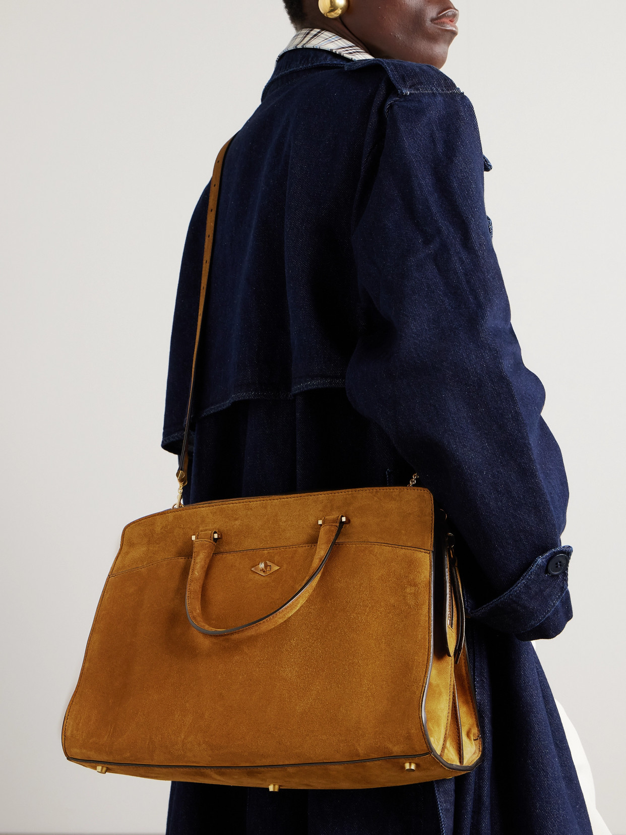 Métier - Private Eye Medium Suede Tote