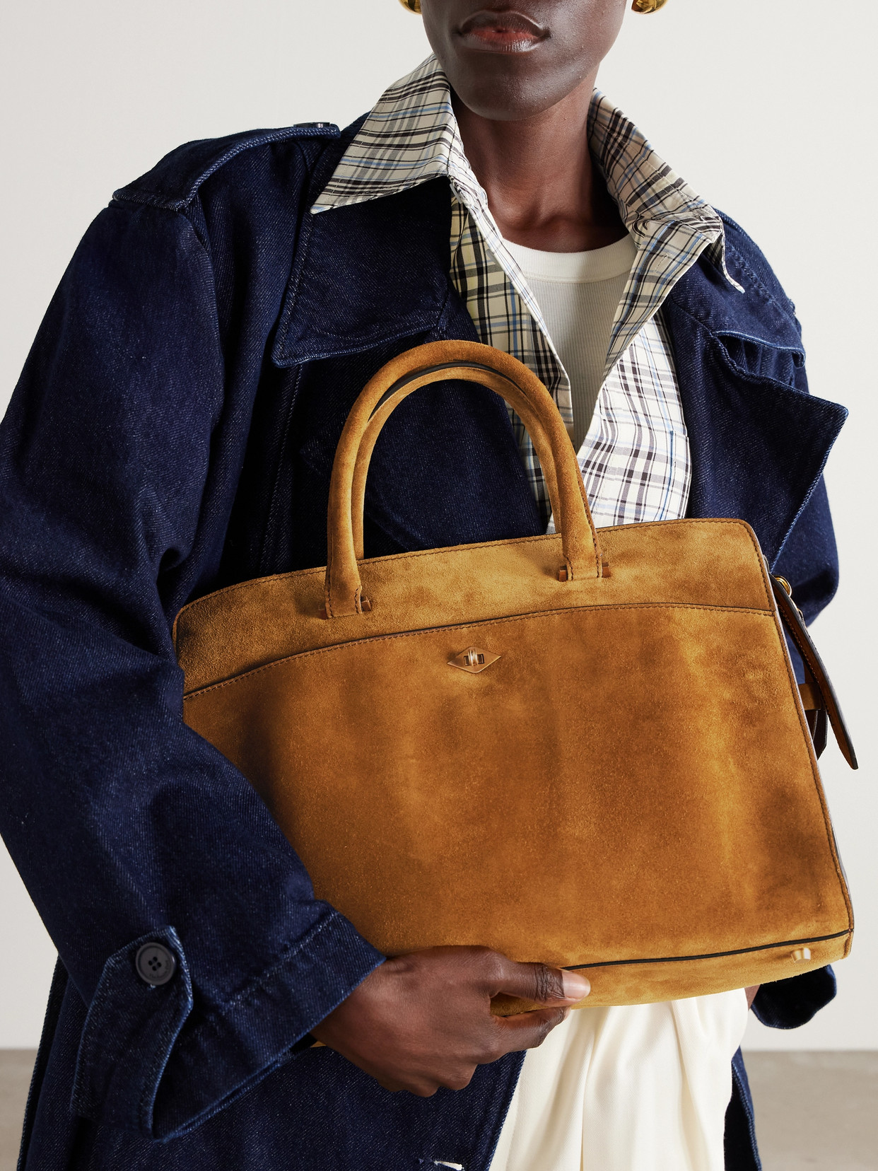 Métier - Private Eye Medium Suede Tote