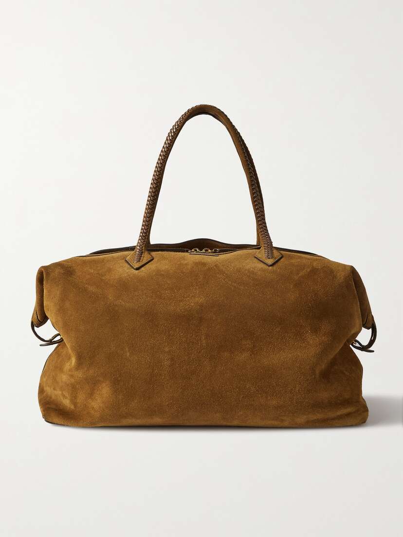 Métier Weekend Xl Leather-trimmed Suede Tote